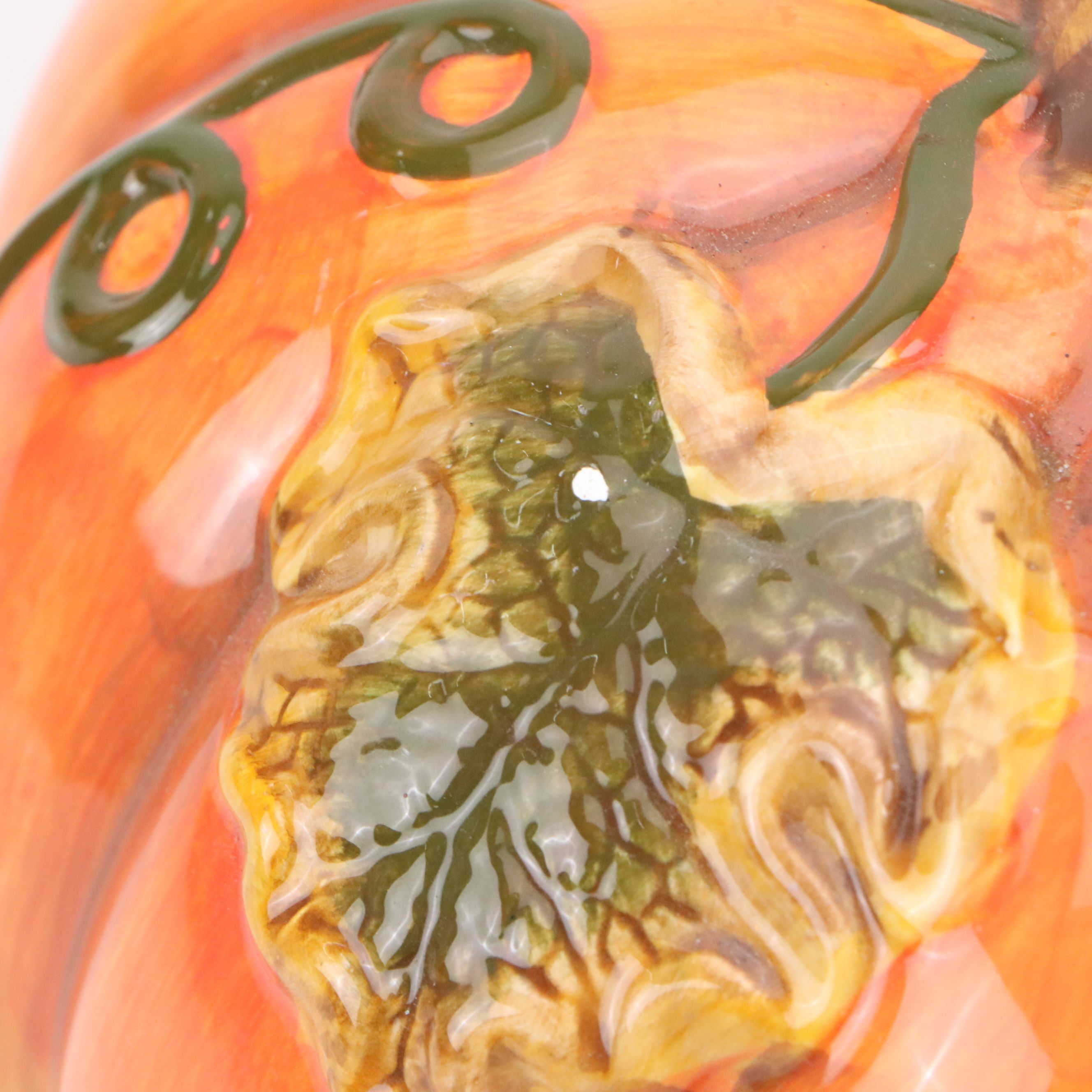 Pottery Barn Gilded Glass Figs with Other Pumpkin Décor