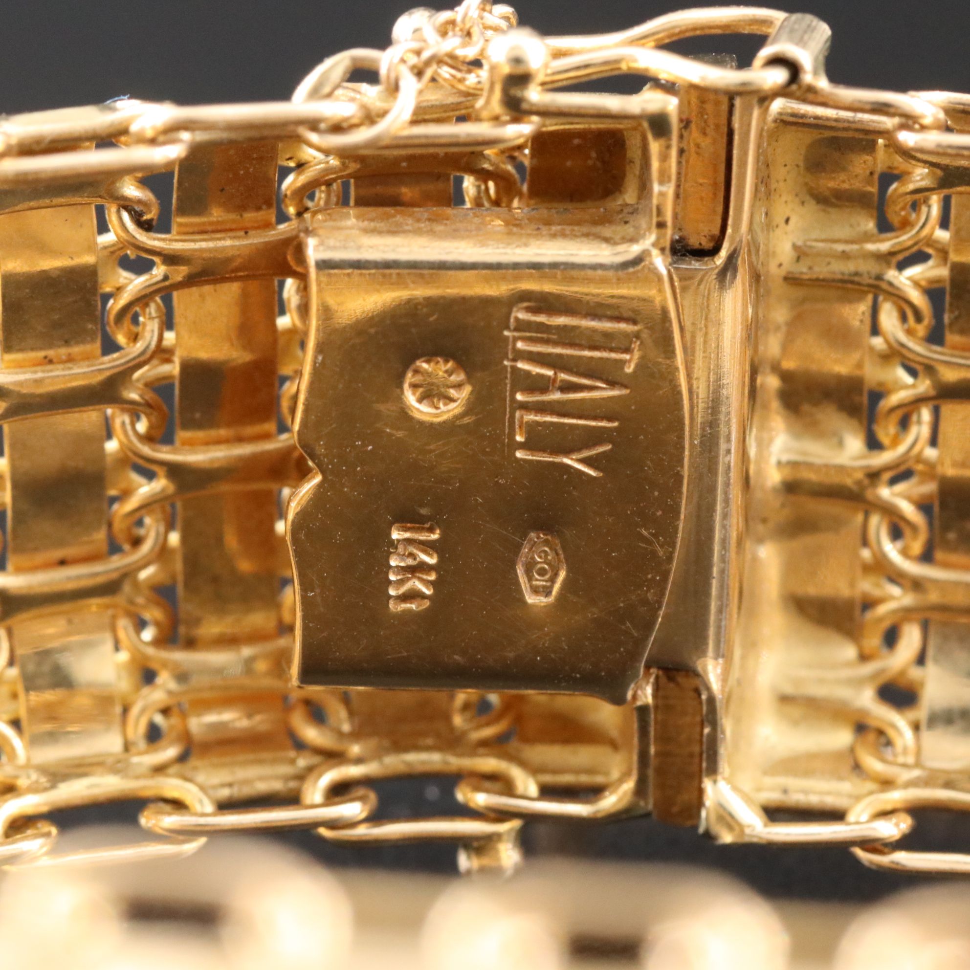 14K Woven Link Bracelet