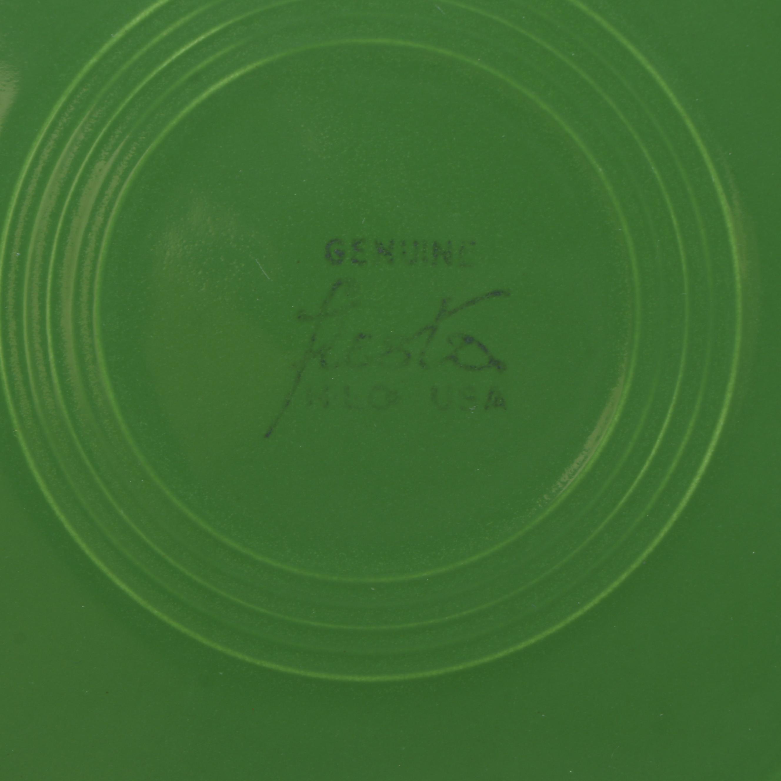 Homer Laughlin Fiestaware Dinner Plates, Mid-20th Century