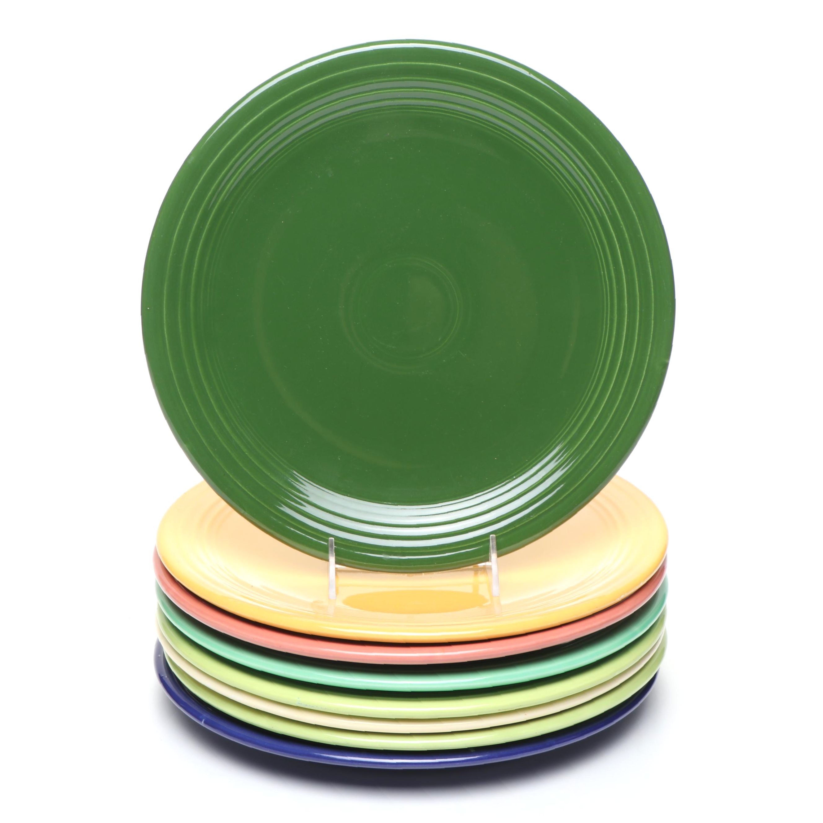 Homer Laughlin Fiestaware Dinner Plates, Mid-20th Century