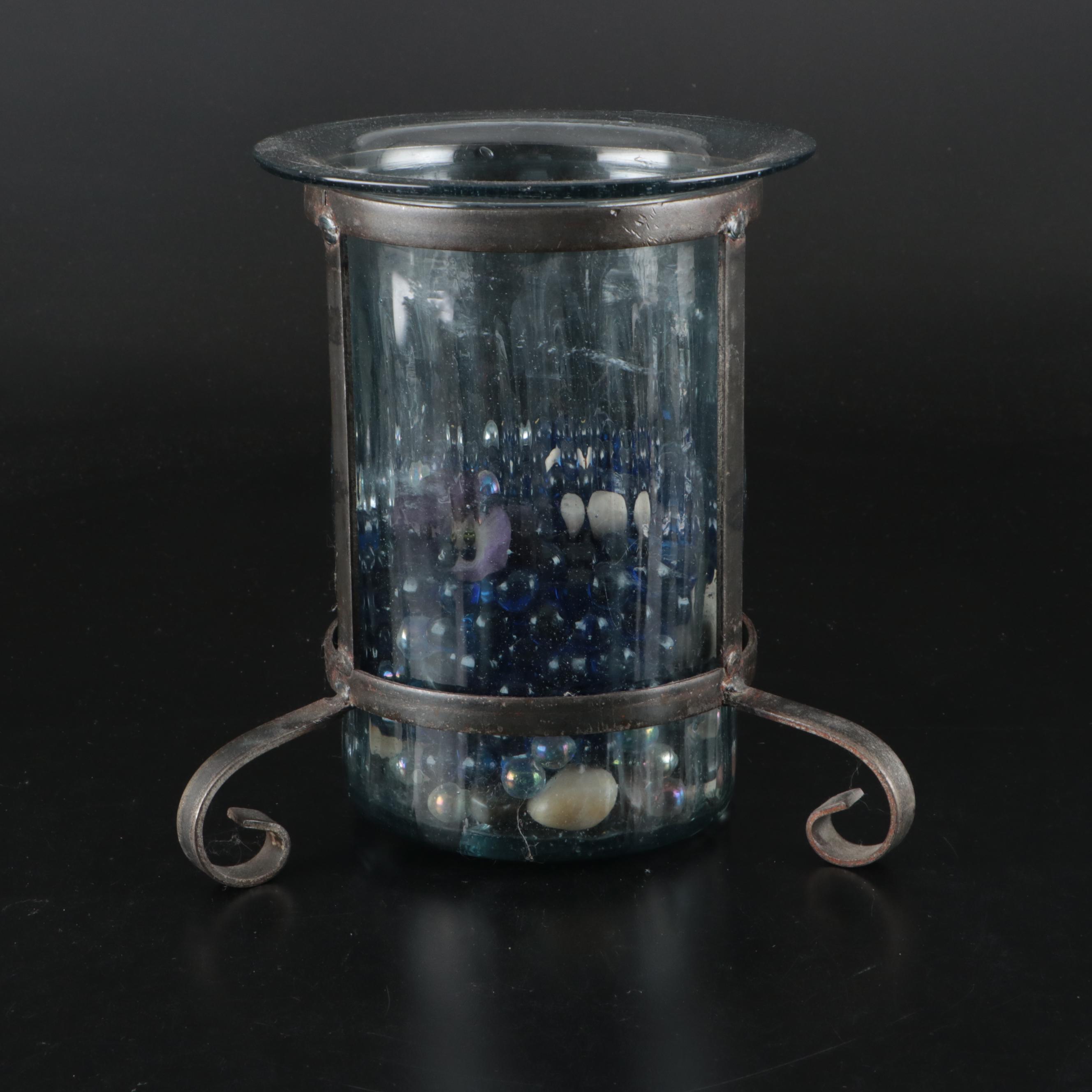 Paşabahçe Crystal and Other Glass Vases with Pebbles and Marbles