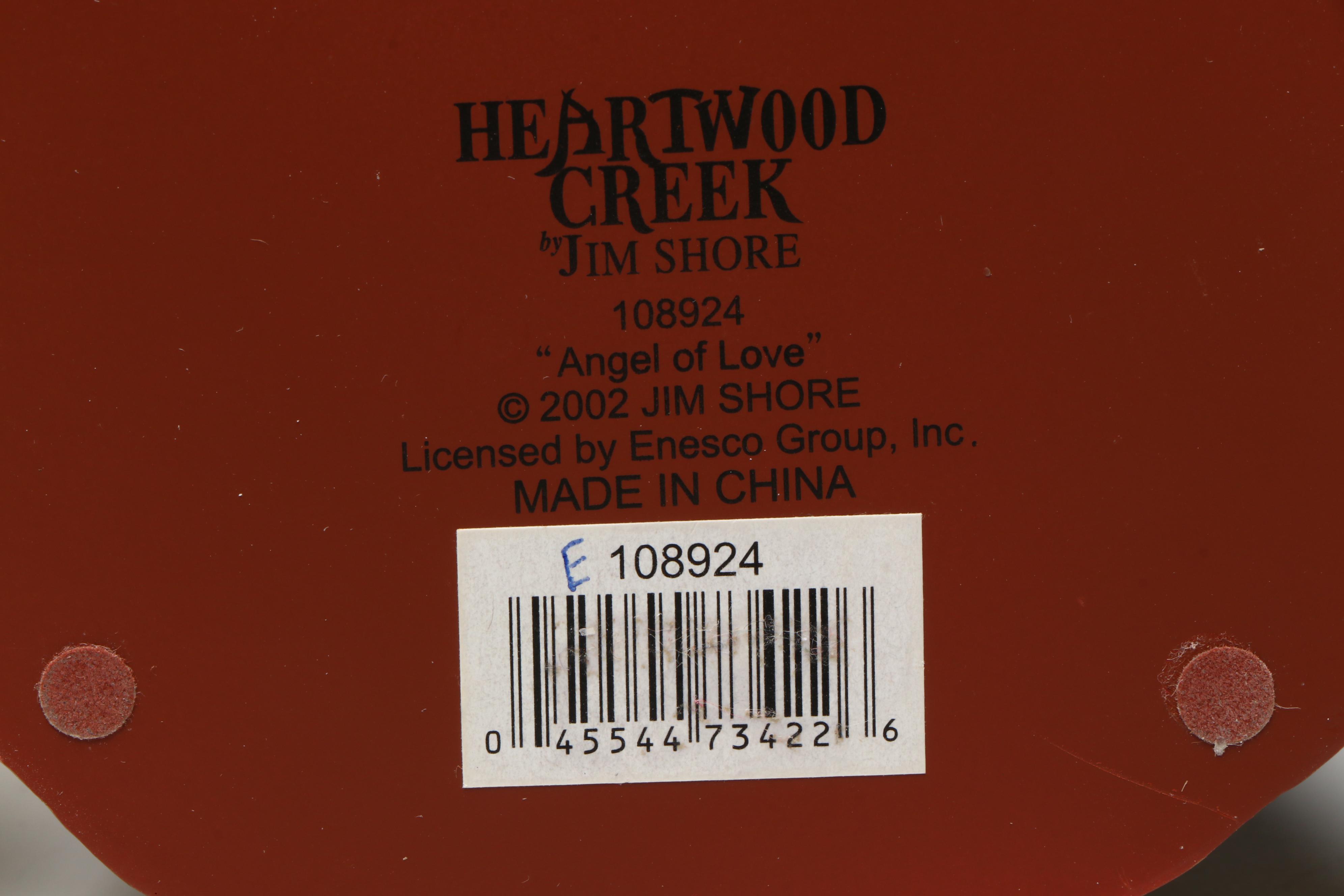 Jim Shore "Angel of Love" with More Resin and Bisque Angel Figurines