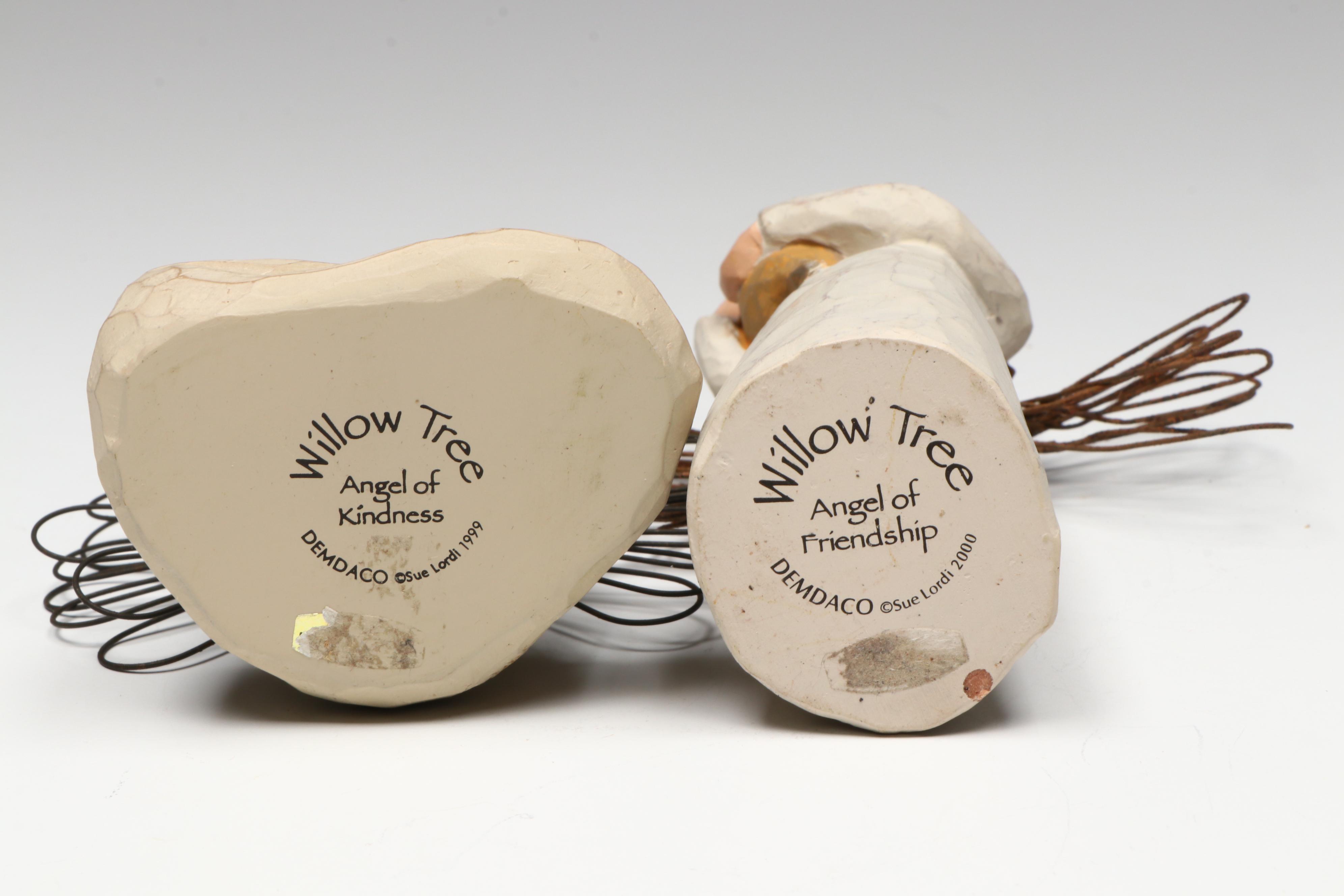 Jim Shore "Angel of Love" with More Resin and Bisque Angel Figurines