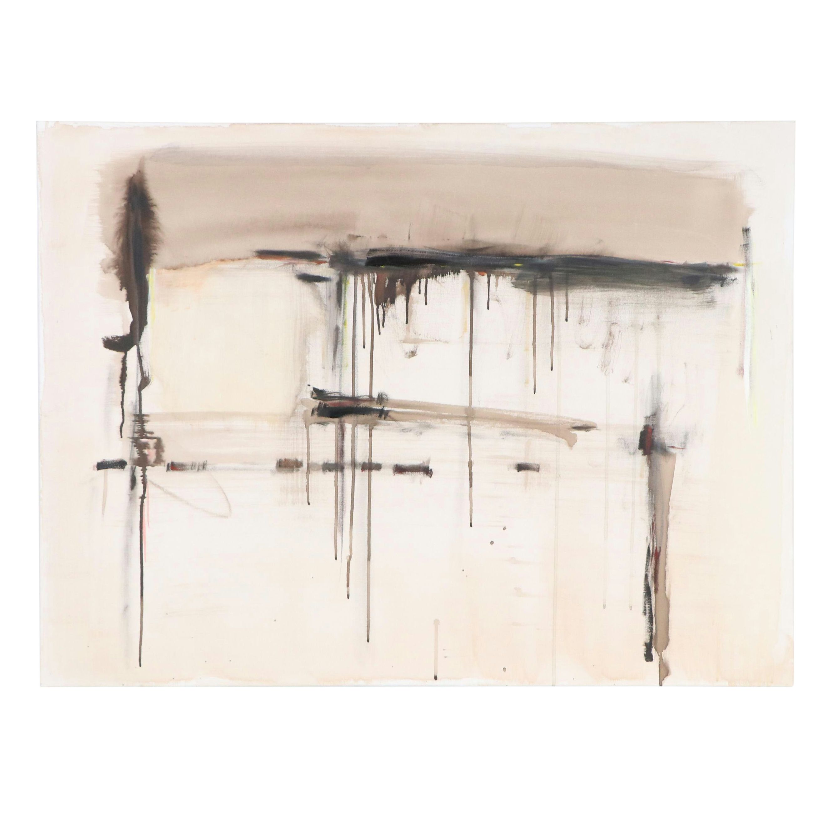 David Applegate Abstract Expressionistic Acrylic Painting, 21st Century