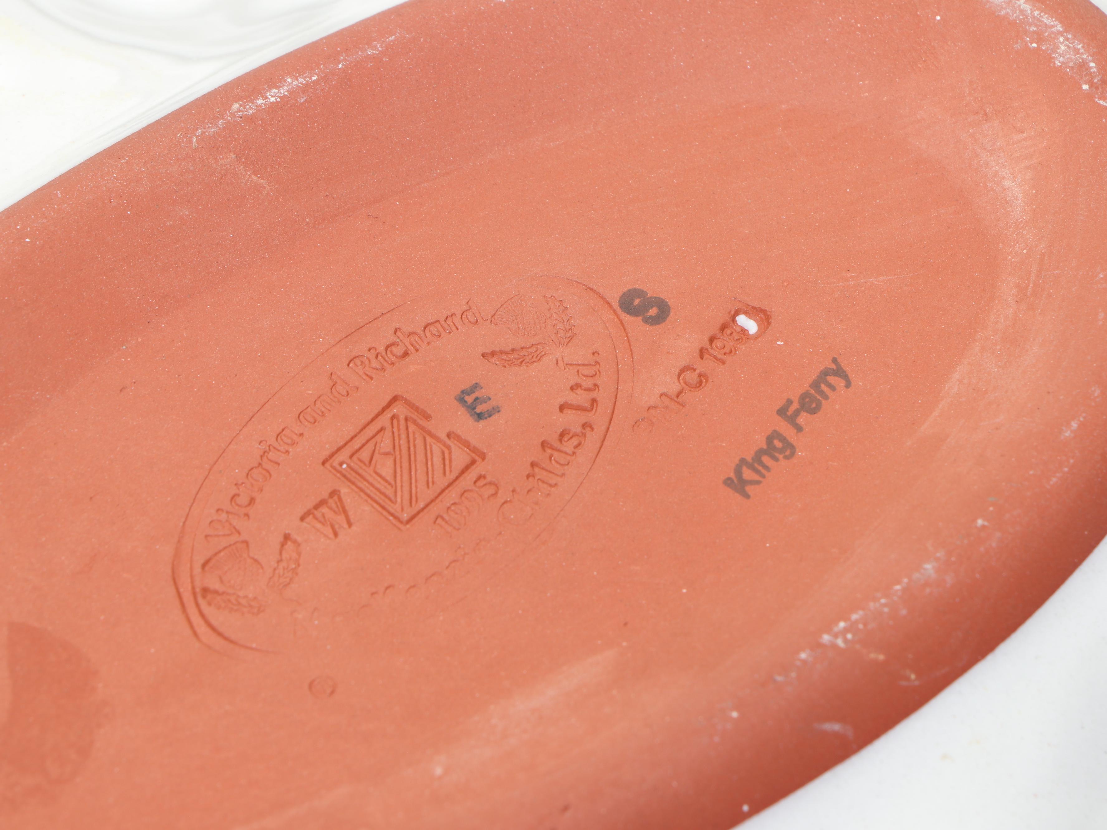 MacKenzie-Childs "Myrtle" Ceramic Tray and More Serveware, Late 20th C.