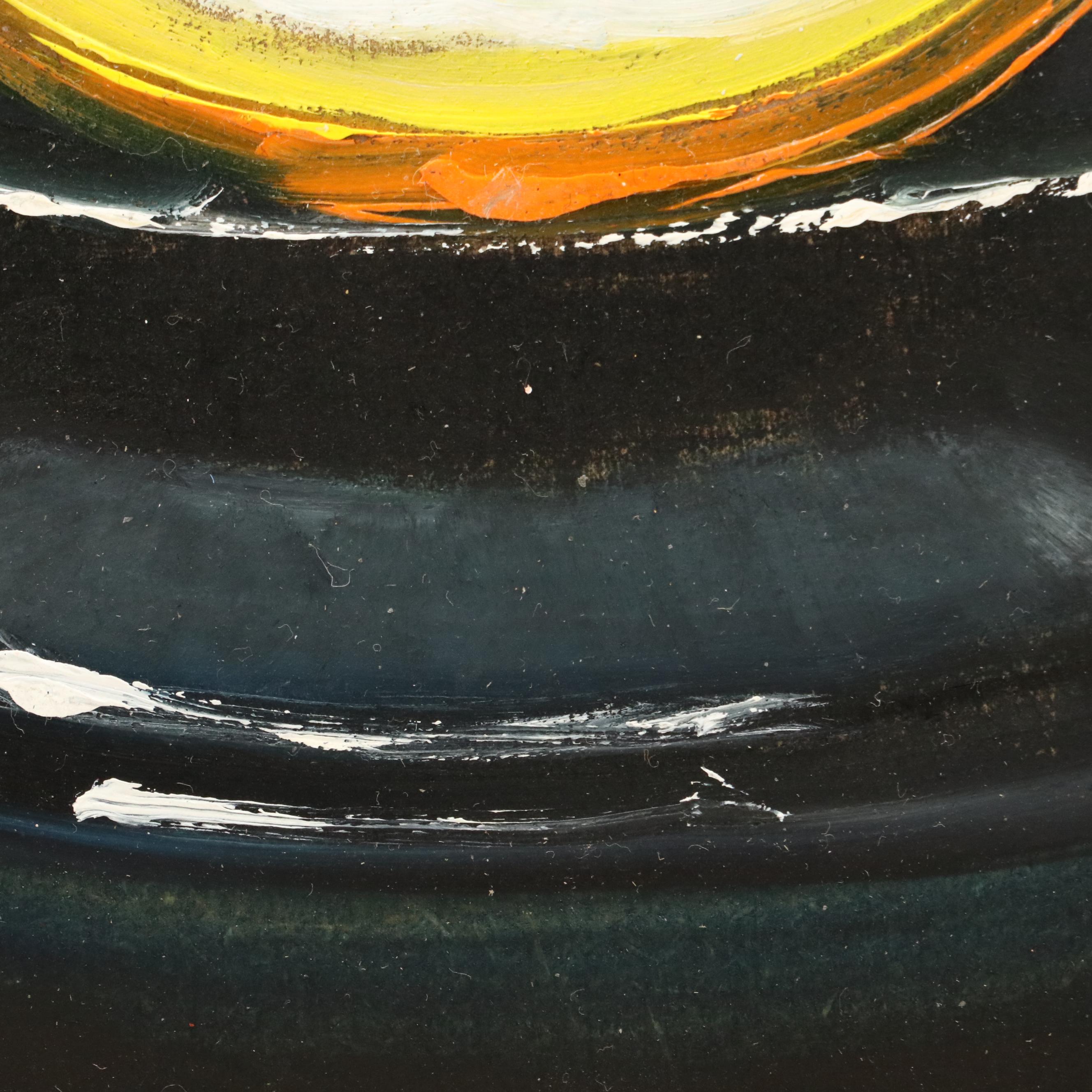 Natalia Demenko Still Life Oil Painting of Sardine in Glass, 21st Century