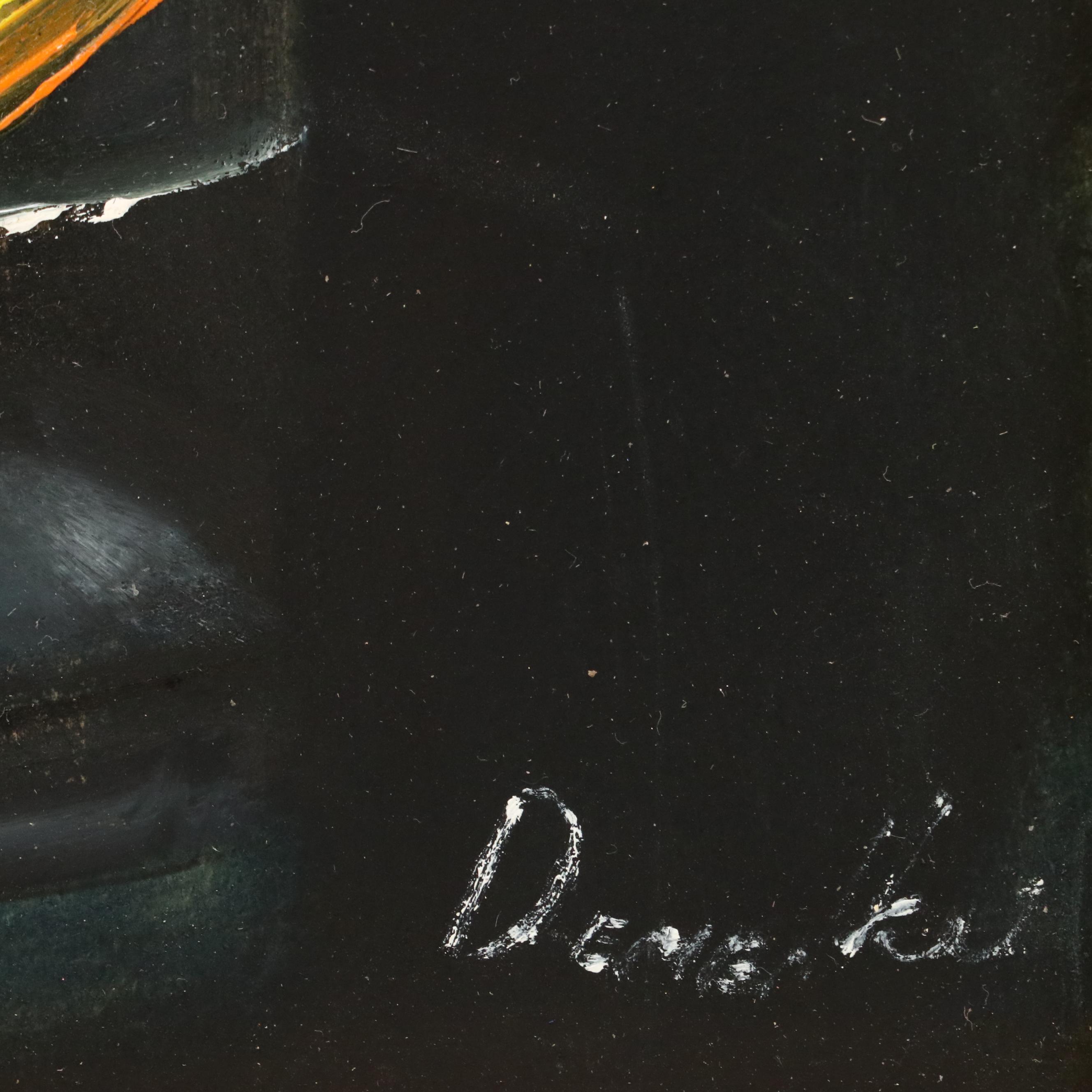 Natalia Demenko Still Life Oil Painting of Sardine in Glass, 21st Century