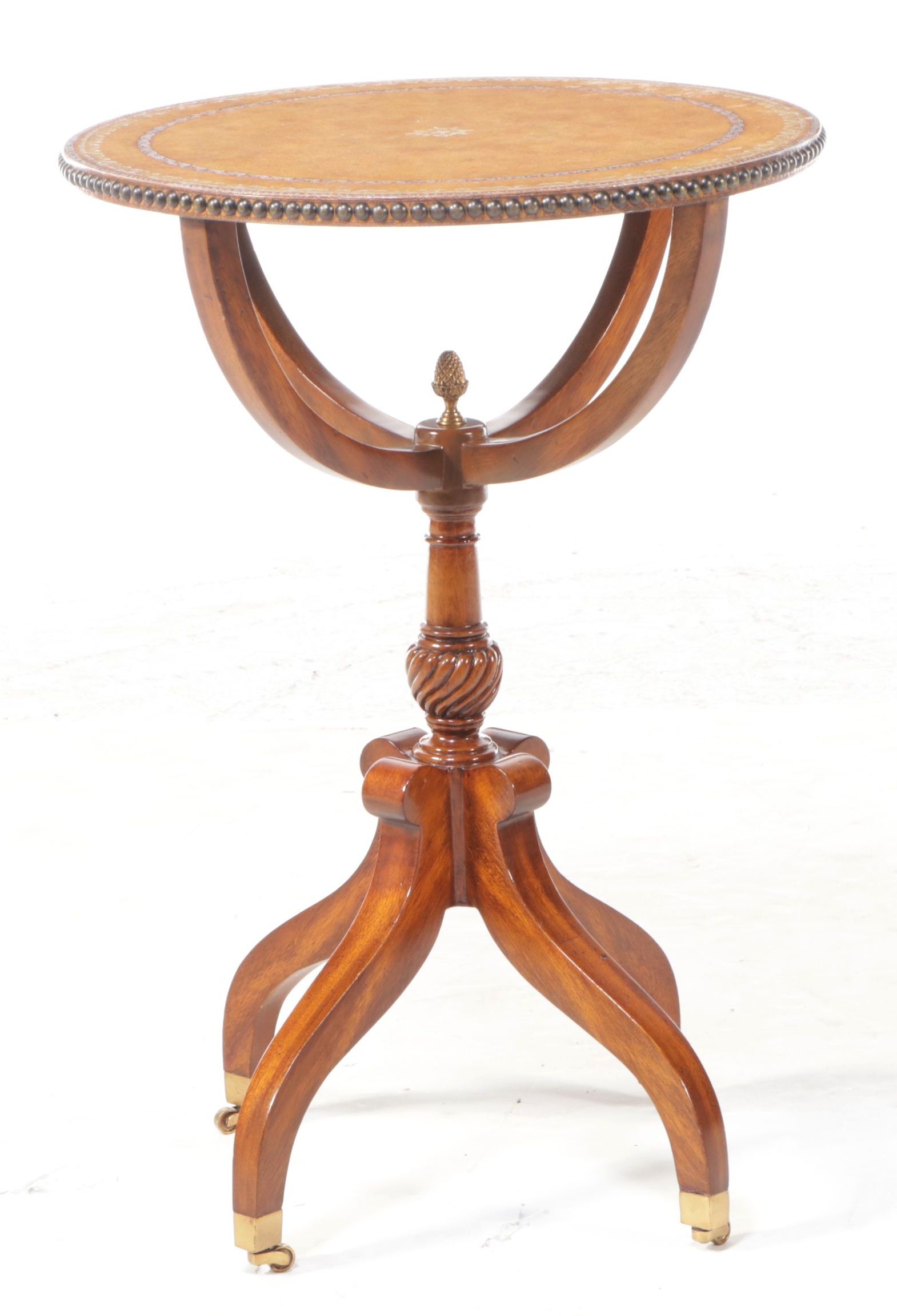Maitland-Smith Federal Style Wooden Occasional Table