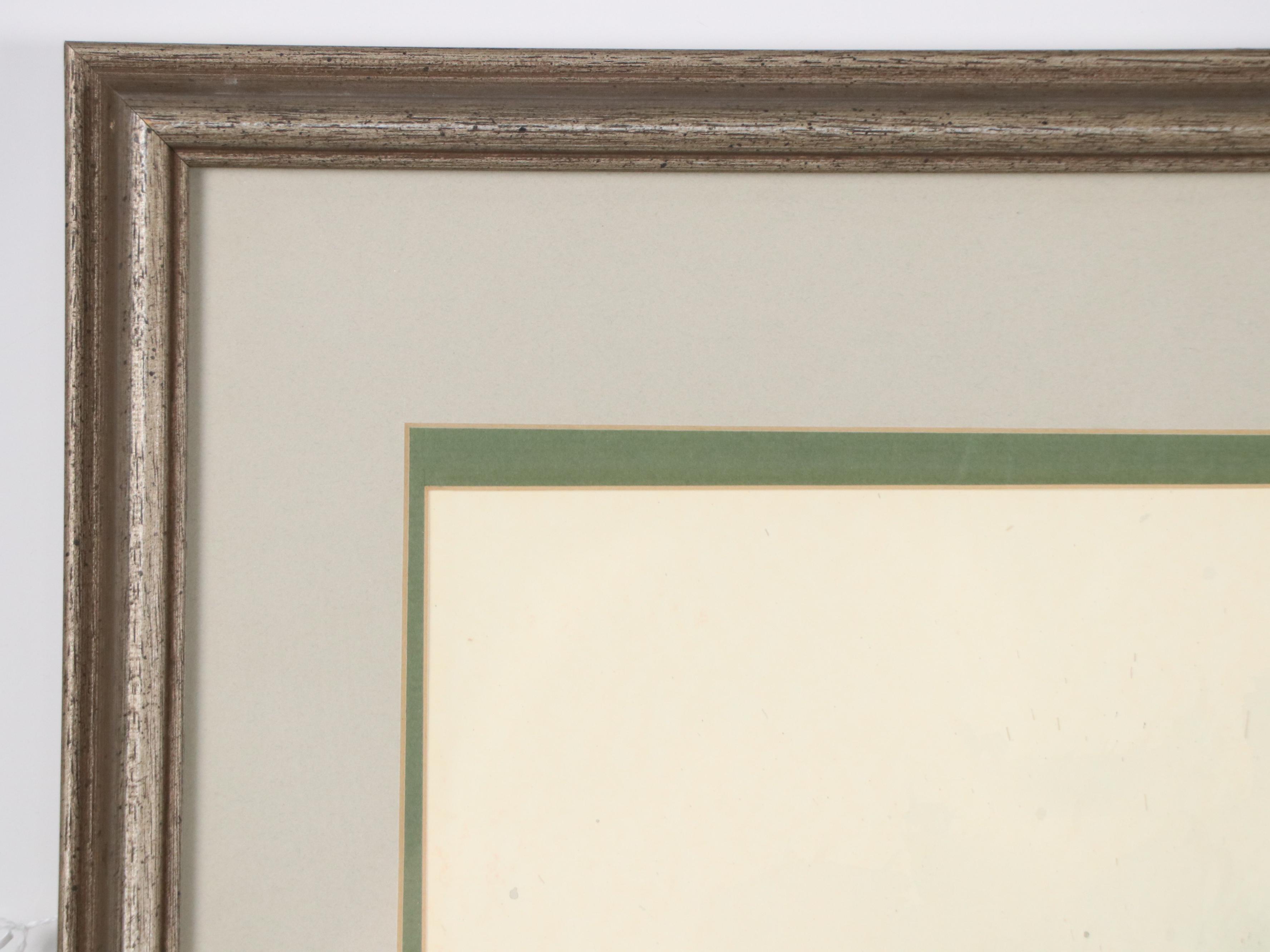 Elmer Rupp Watercolor Painting of Building Exterior, 1975