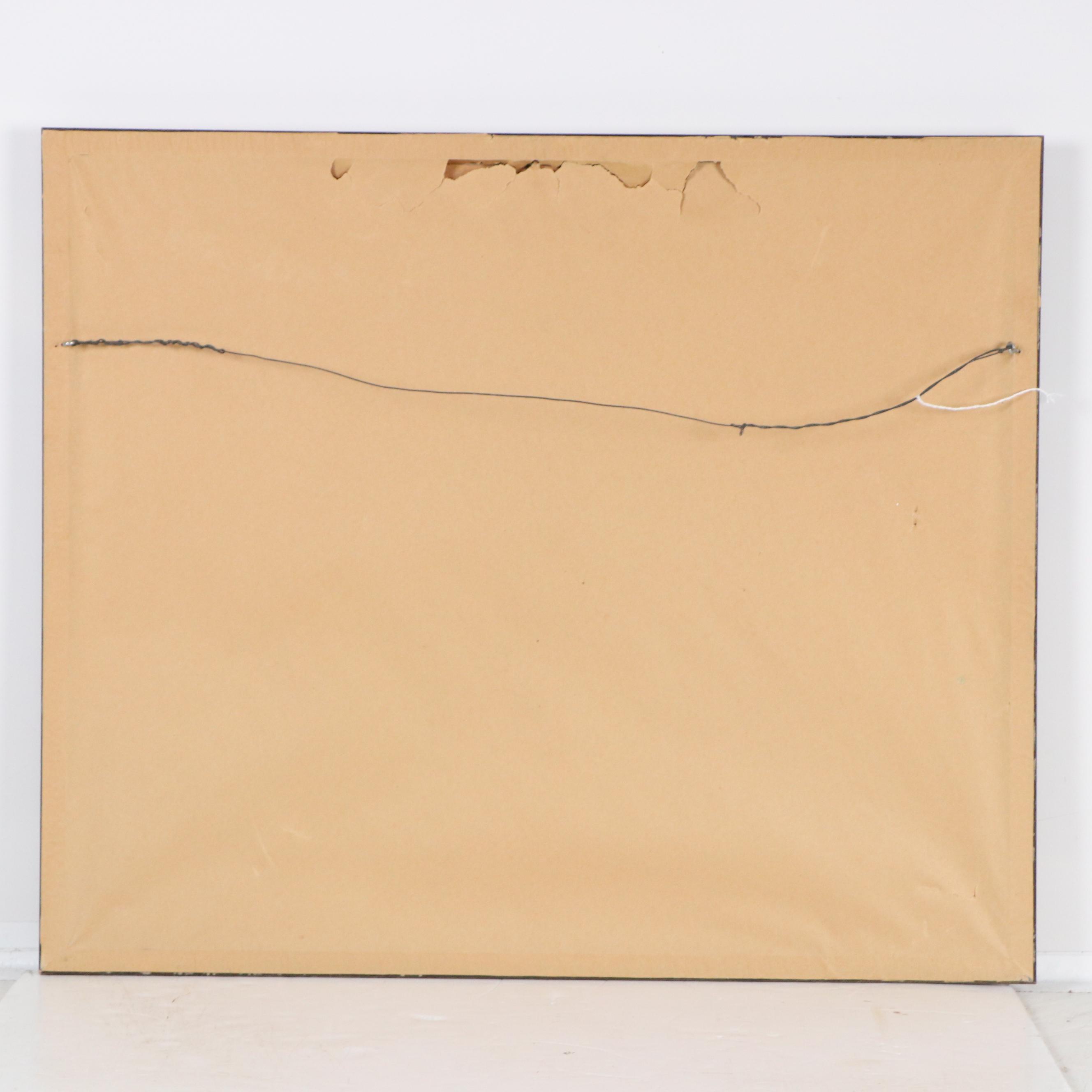 Elmer Rupp Watercolor Painting of Building Exterior, 1975