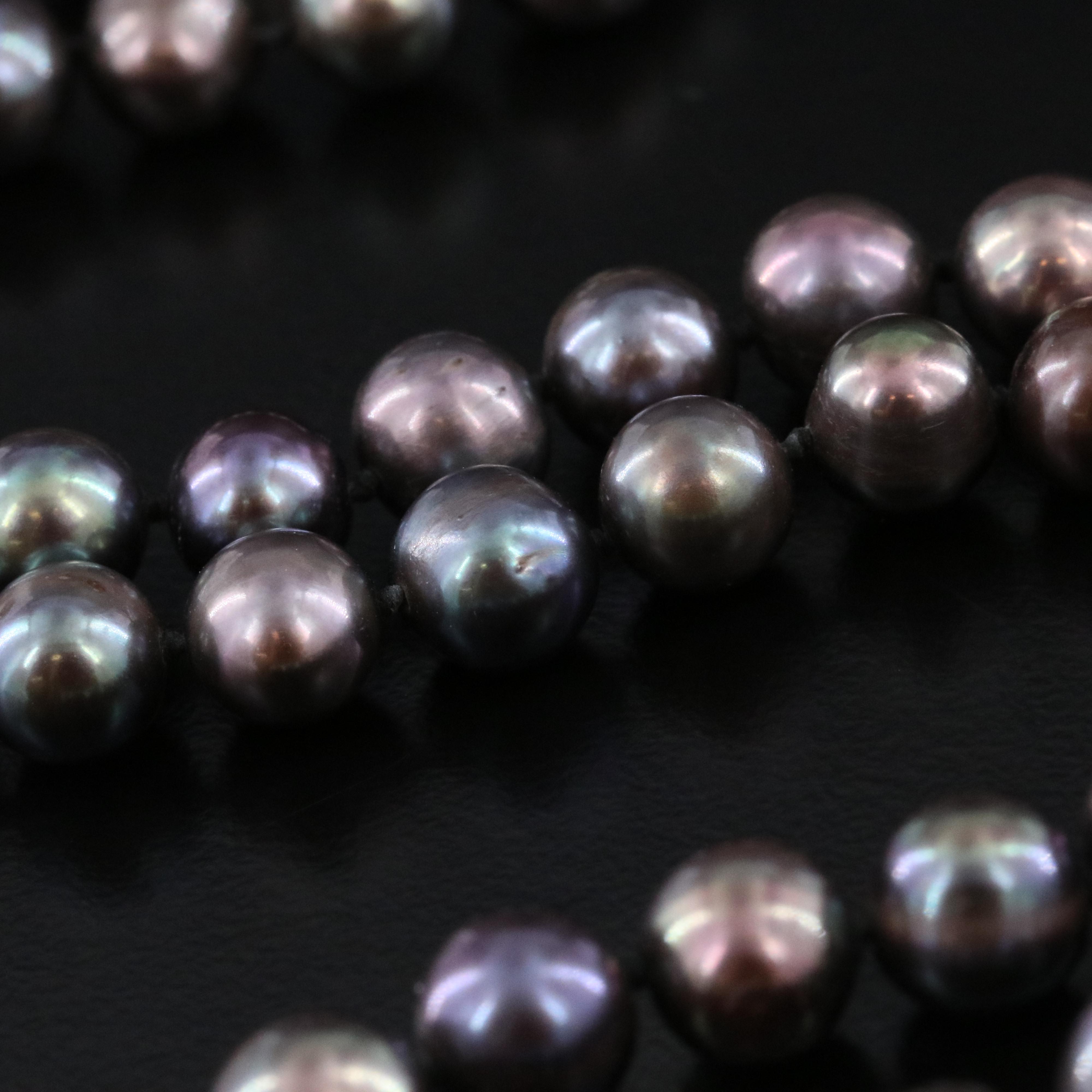 Pearl Necklace with 14K Clasp