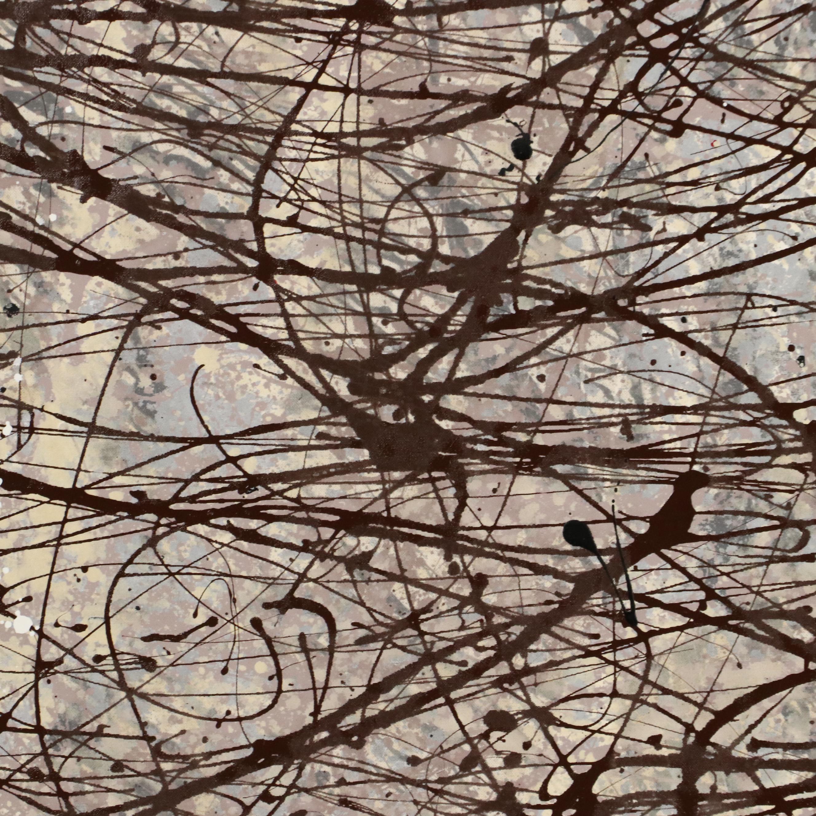 David Applegate Large Scale Abstract Acrylic Painting