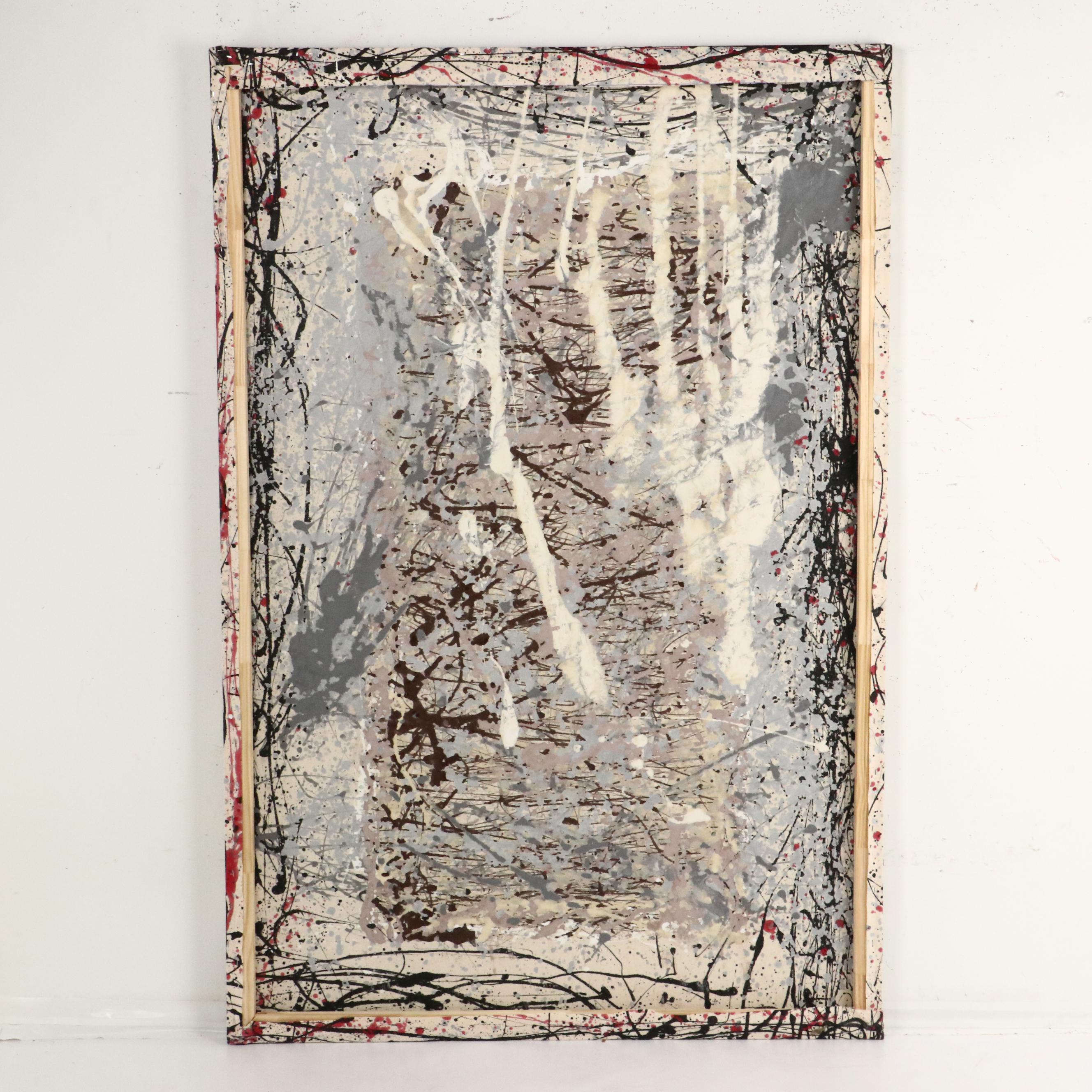 David Applegate Large Scale Abstract Acrylic Painting