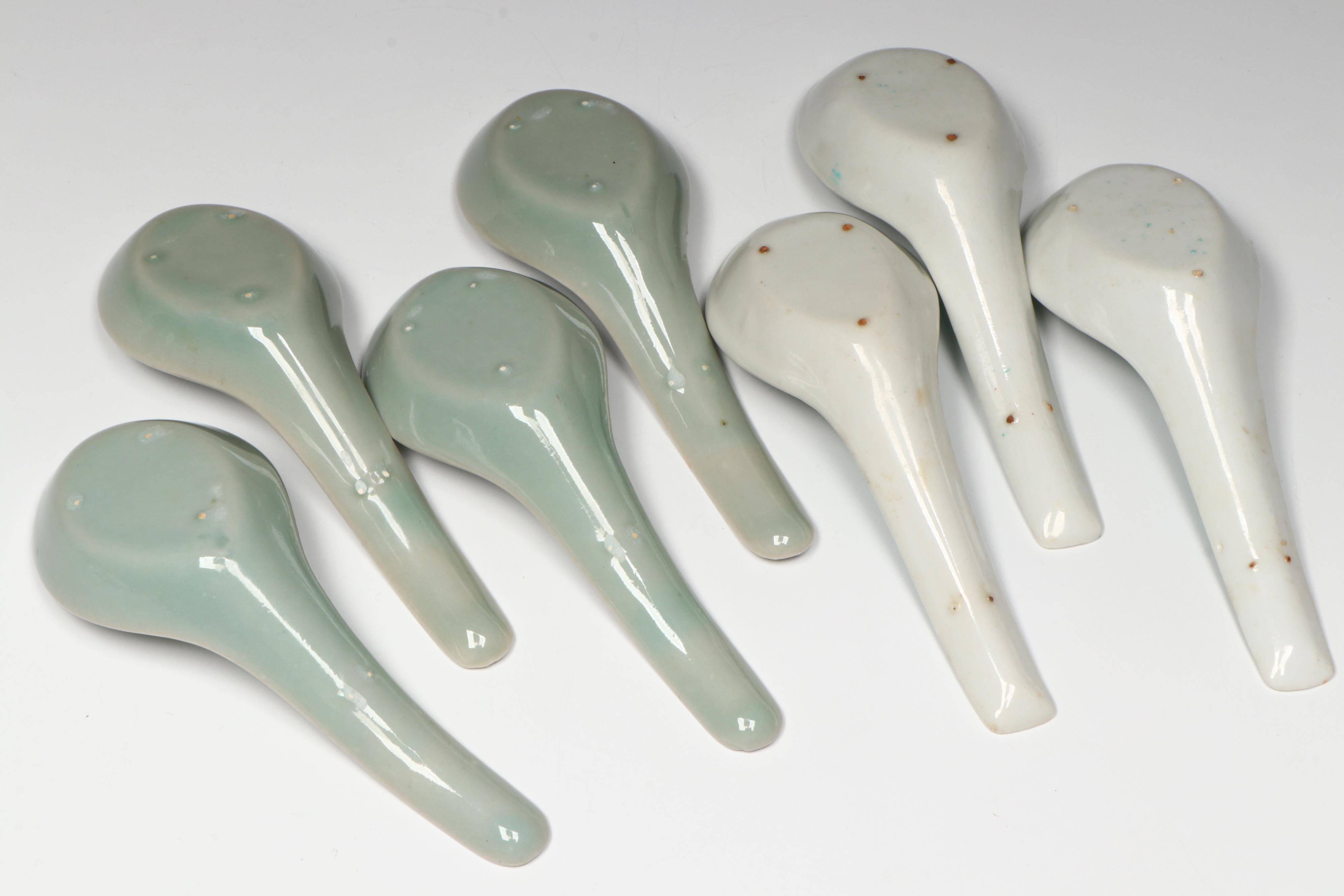 Vintage and Antique Chinese and Japanese Porcelain Spoon Collection