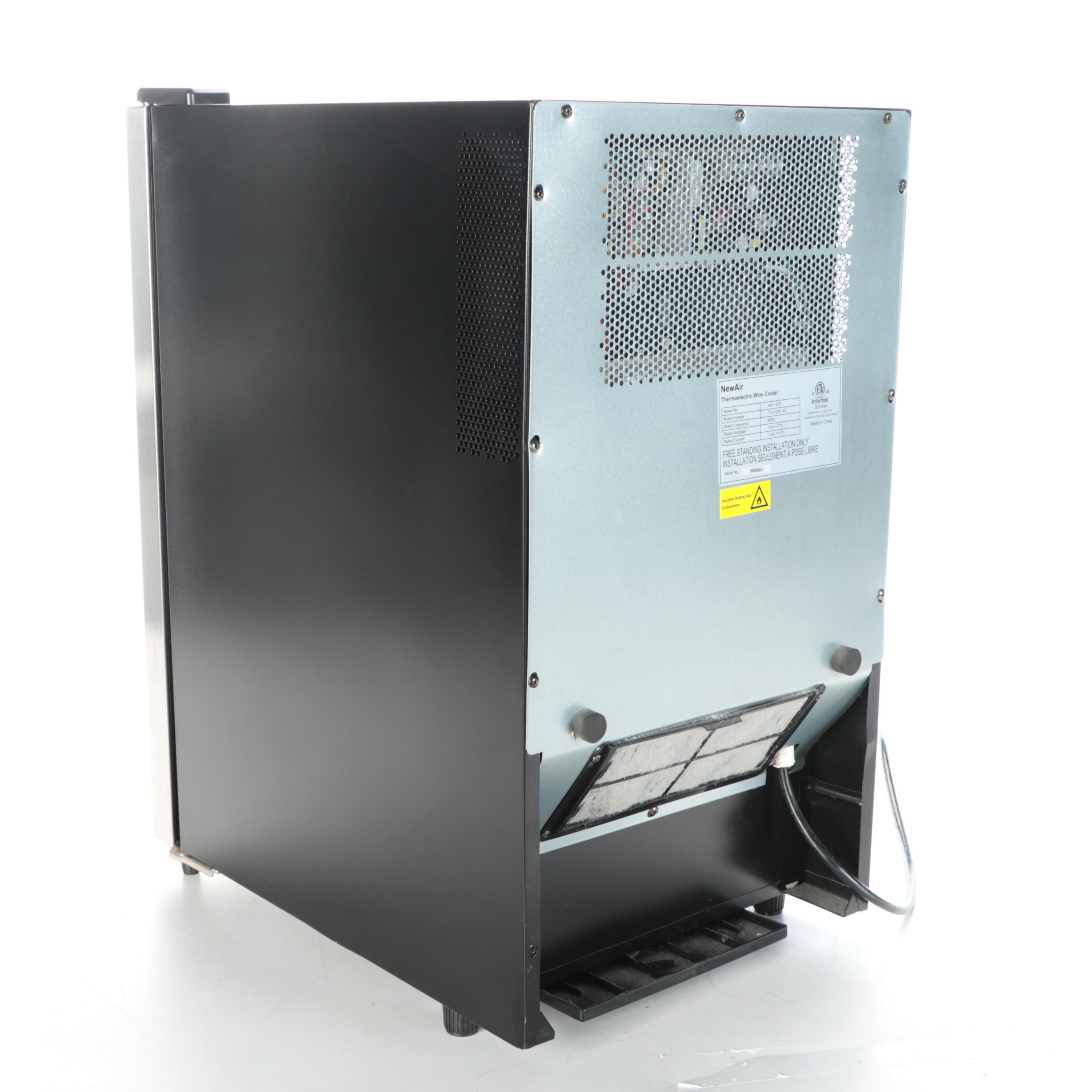 Newair Stainless Steel Wine Bottle Fridge