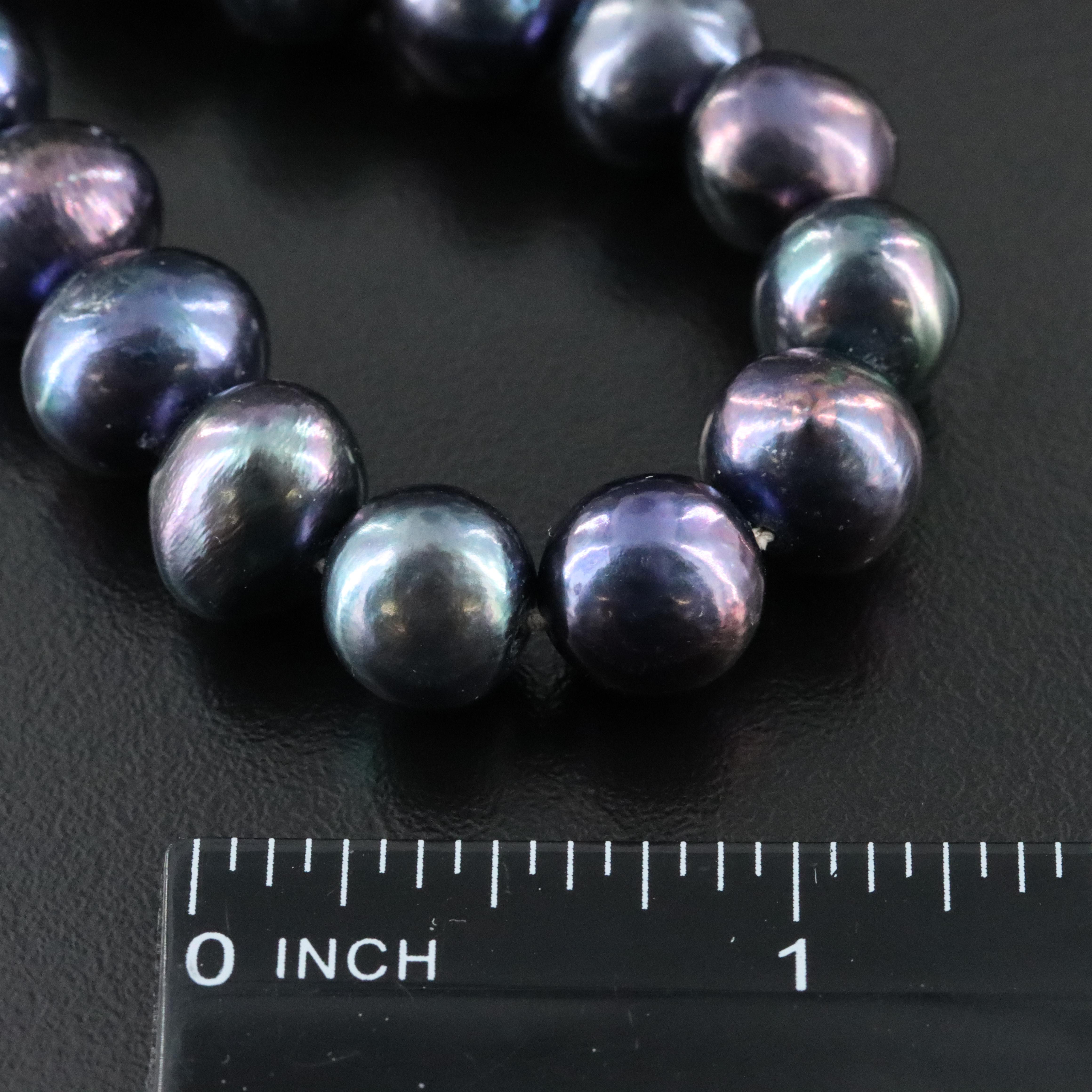 11.00 – 9.50 MM Pearl Necklace with 14K Clasp