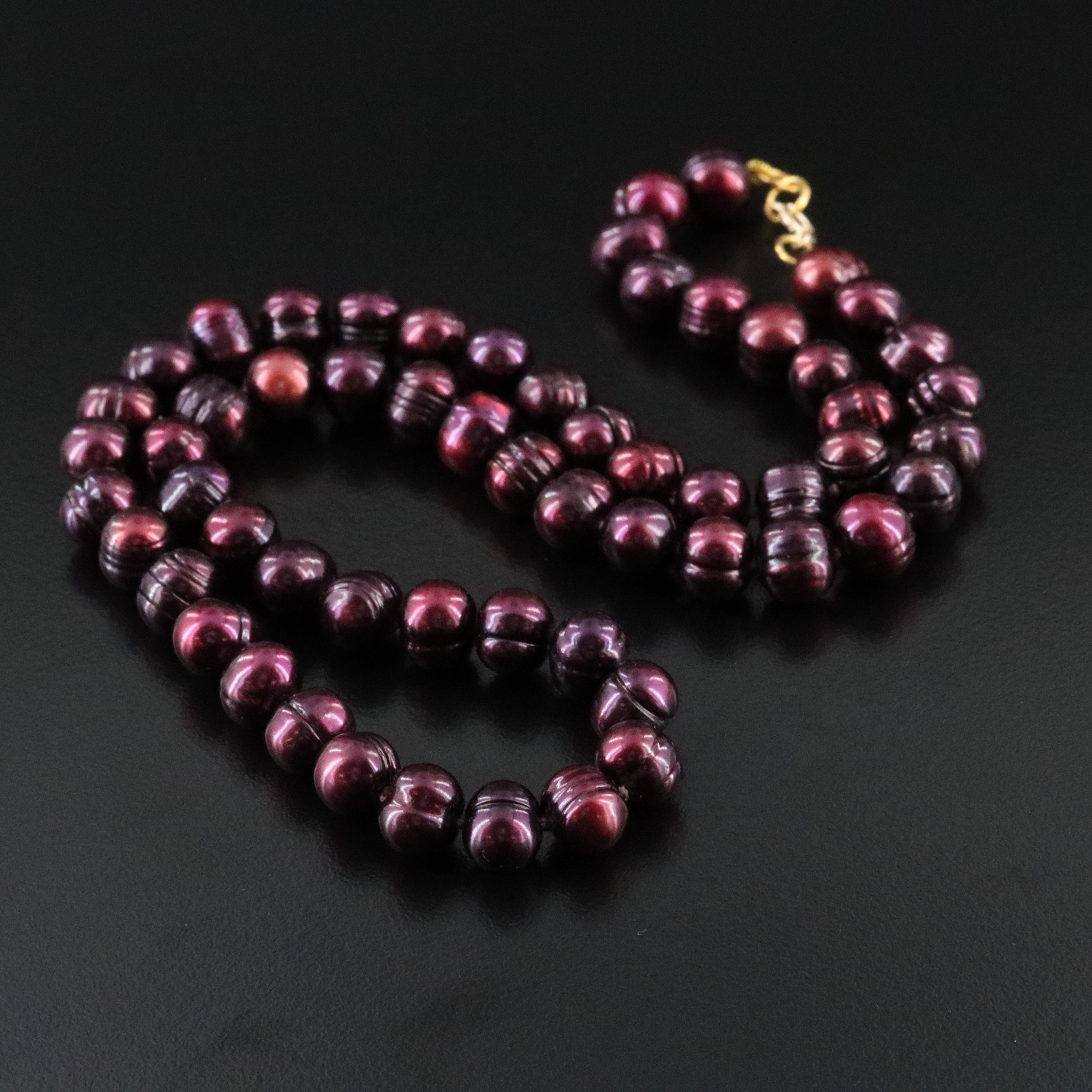 7.00 – 8.00 MM Pearl Necklace with 14K Clasp