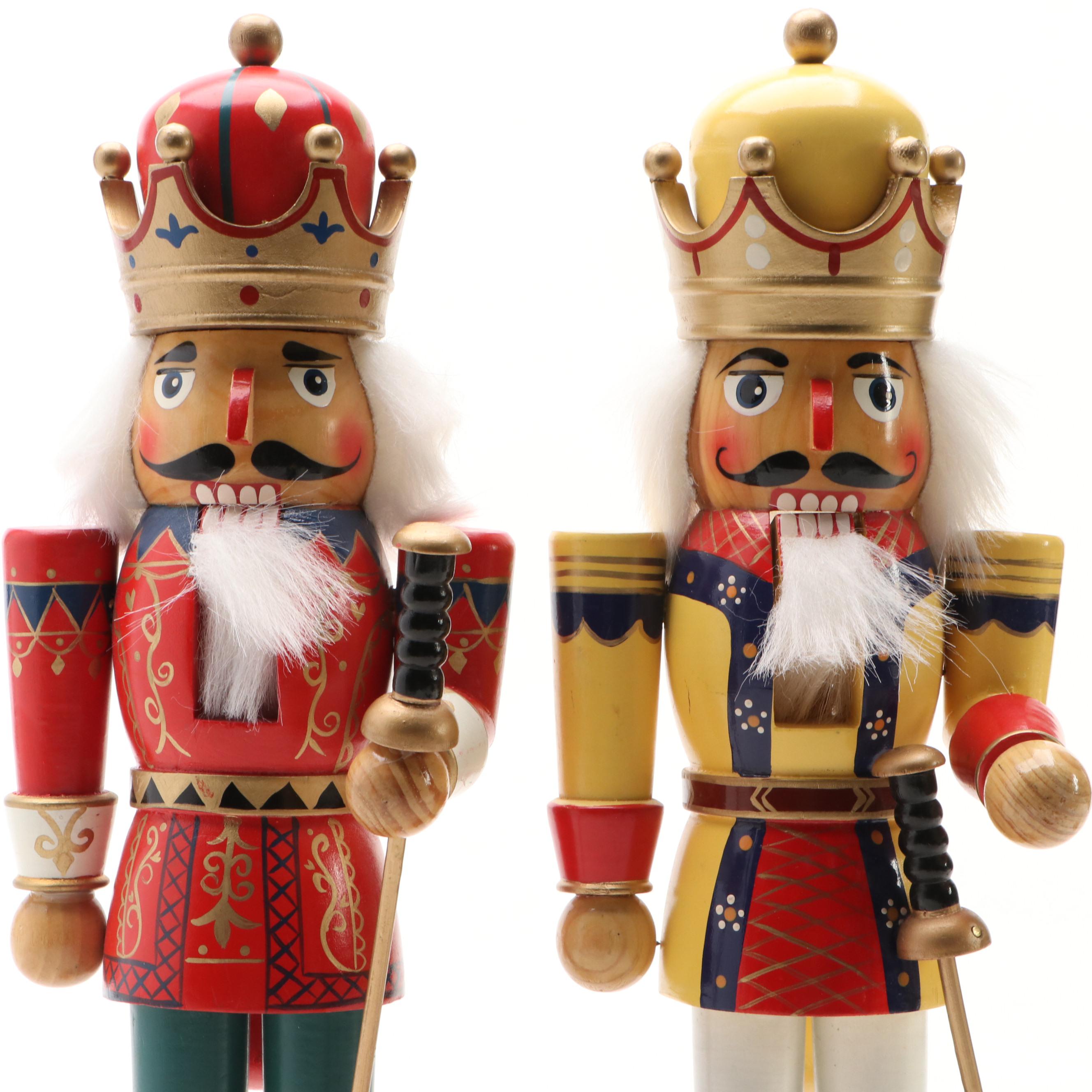 Painted Wooden Nutcrackers