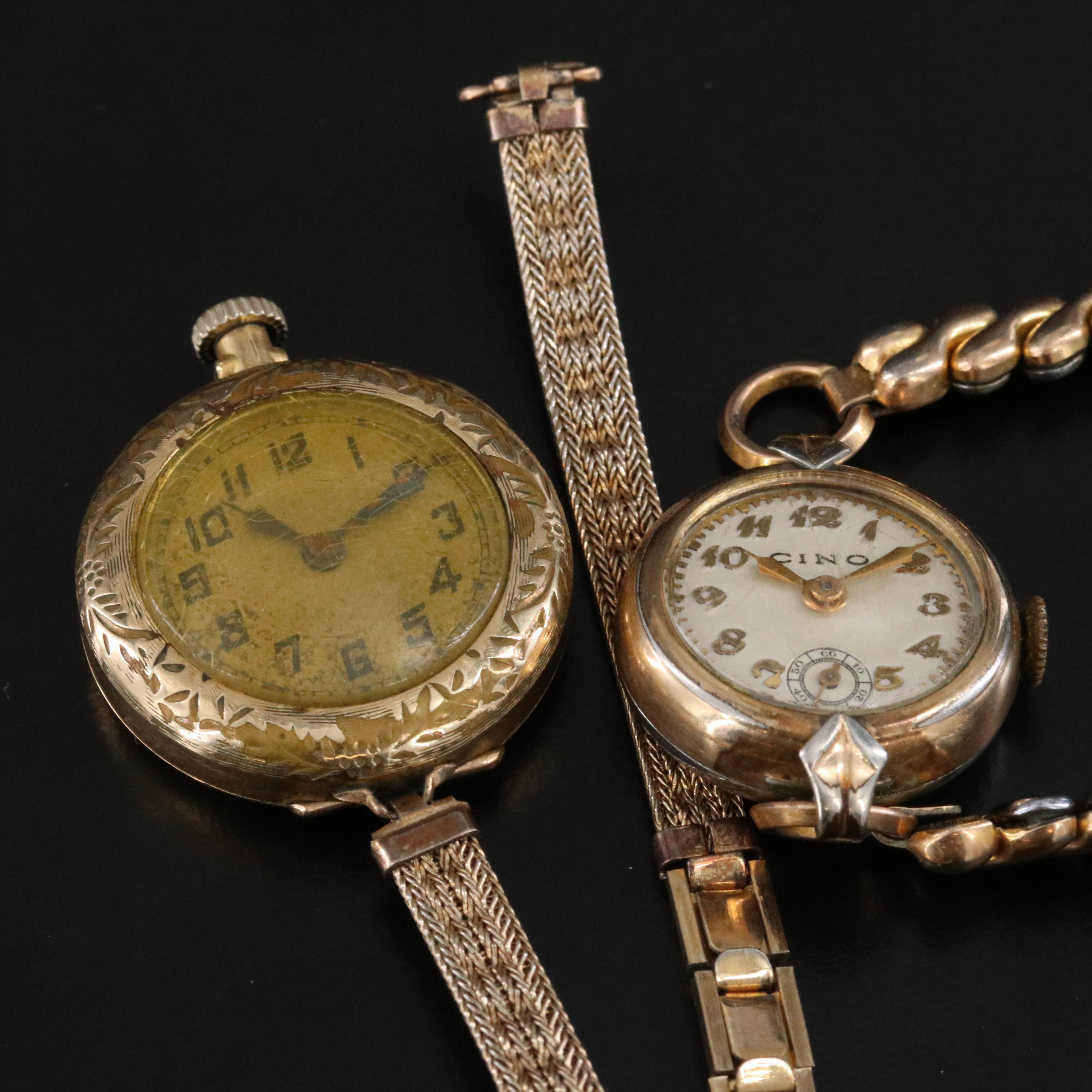 Collection of Vintage Stem Wind and Quartz Dress Watches