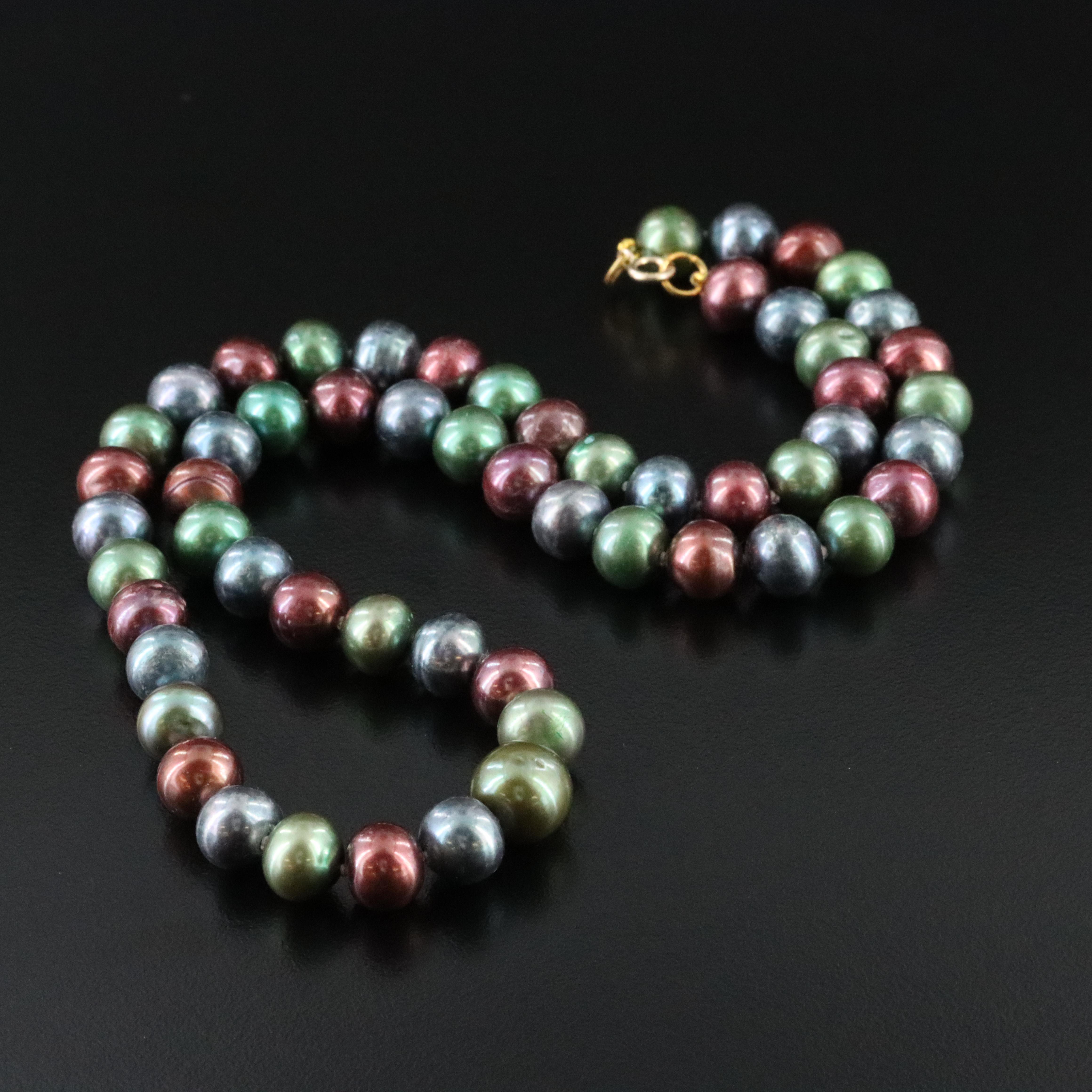 7.00 – 8.25 MM Pearl Necklace with 14K Clasp