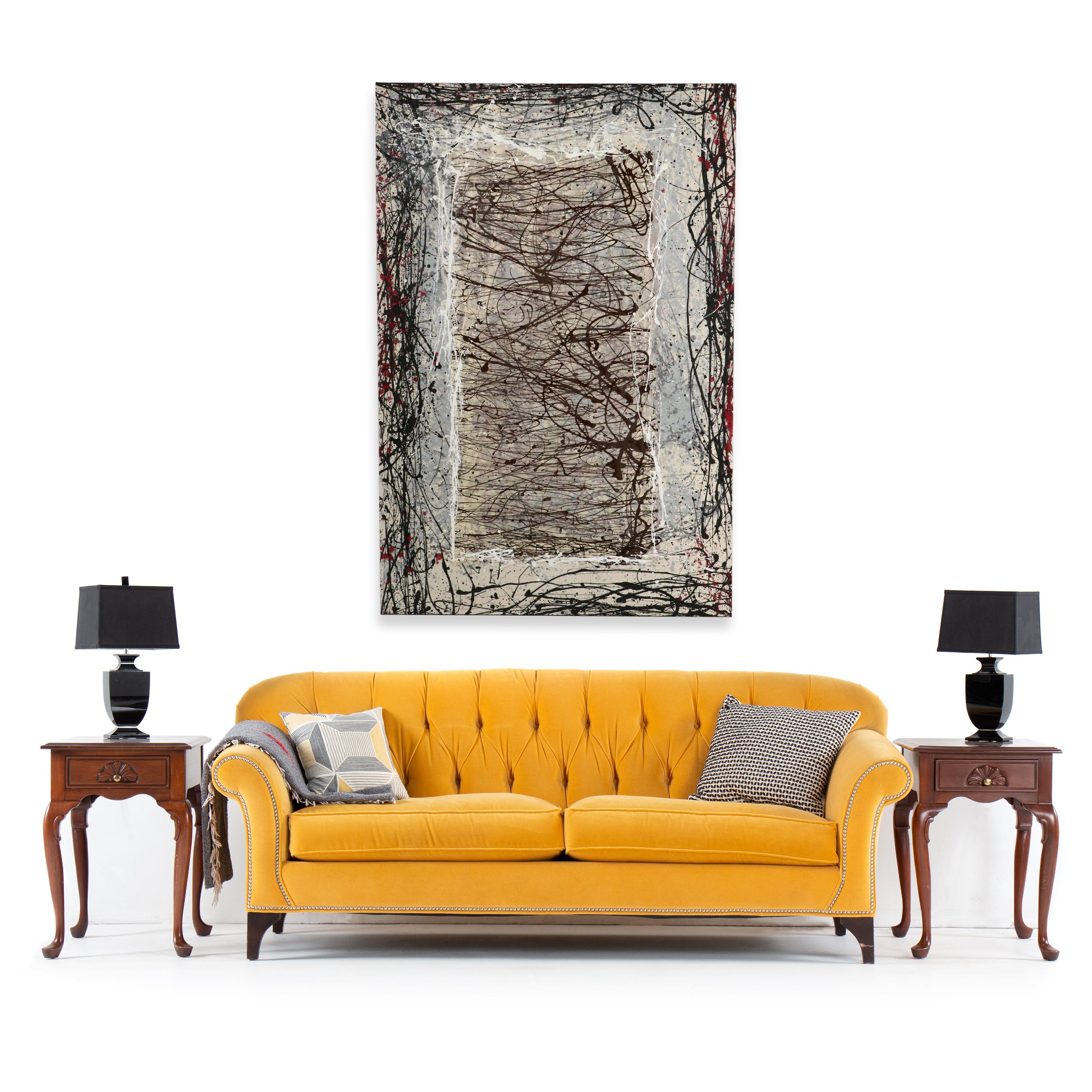 David Applegate Large Scale Abstract Acrylic Painting