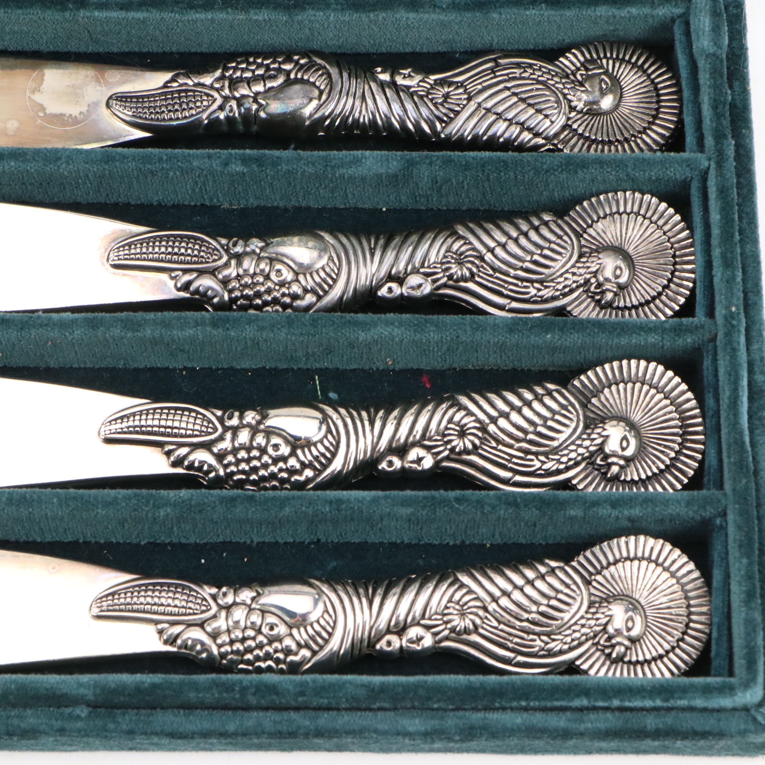 Godinger "Turkey" Silver Plate Butter Spreaders, 2010–2020