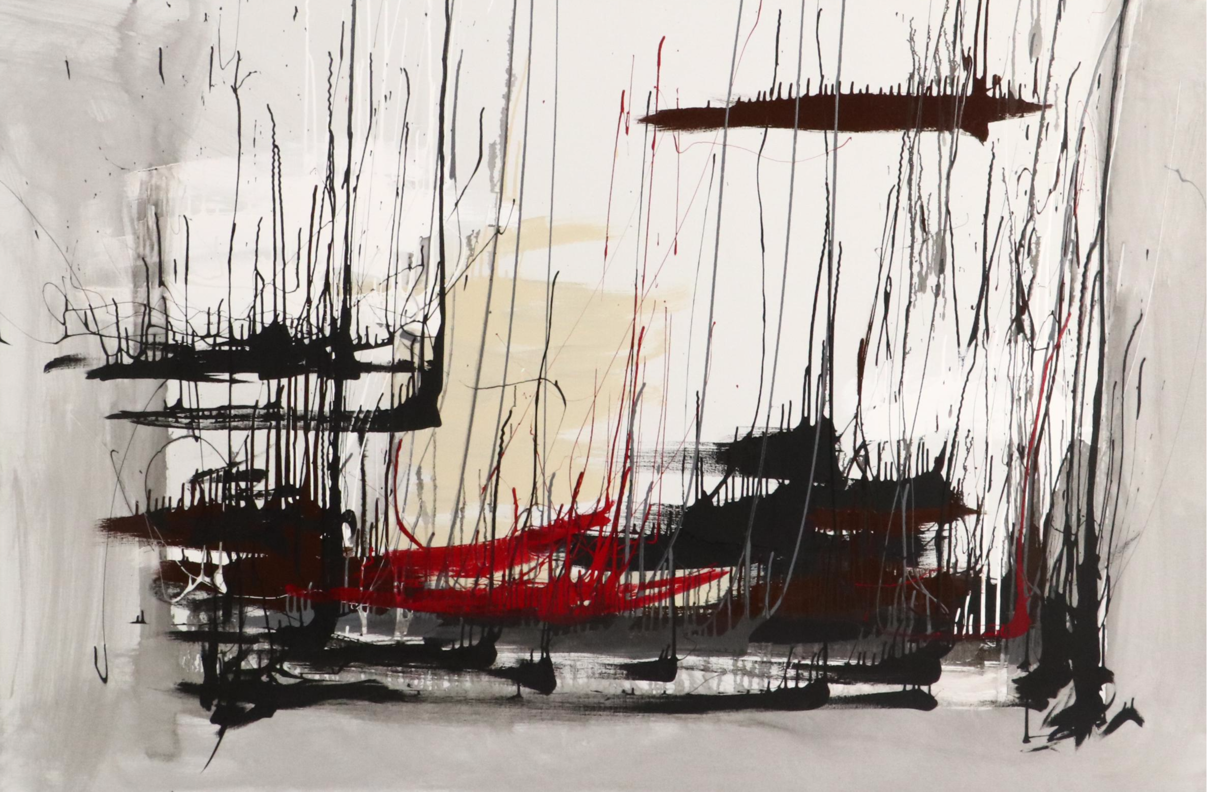 David Applegate Large-Scale Abstract Acrylic Painting