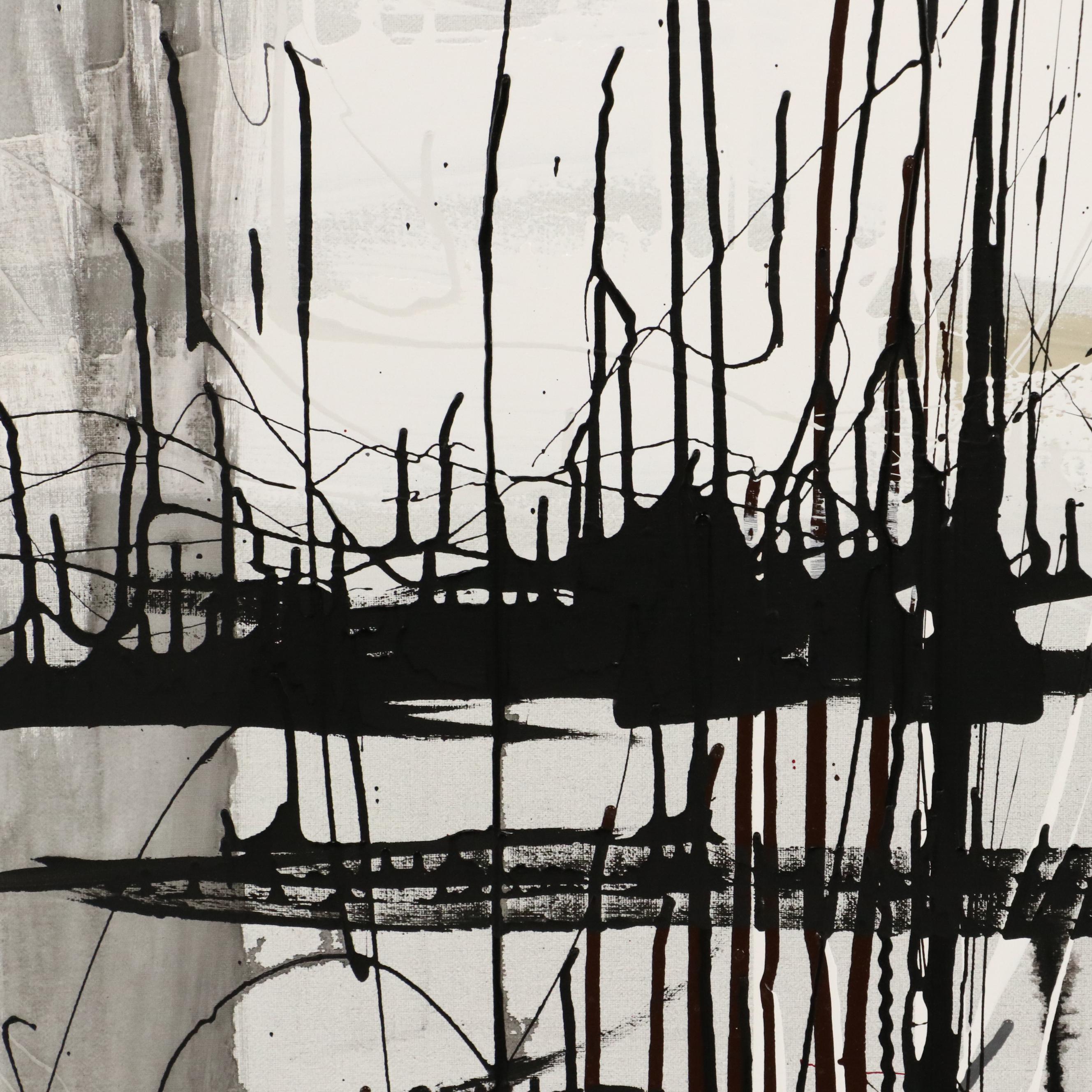 David Applegate Large-Scale Abstract Acrylic Painting