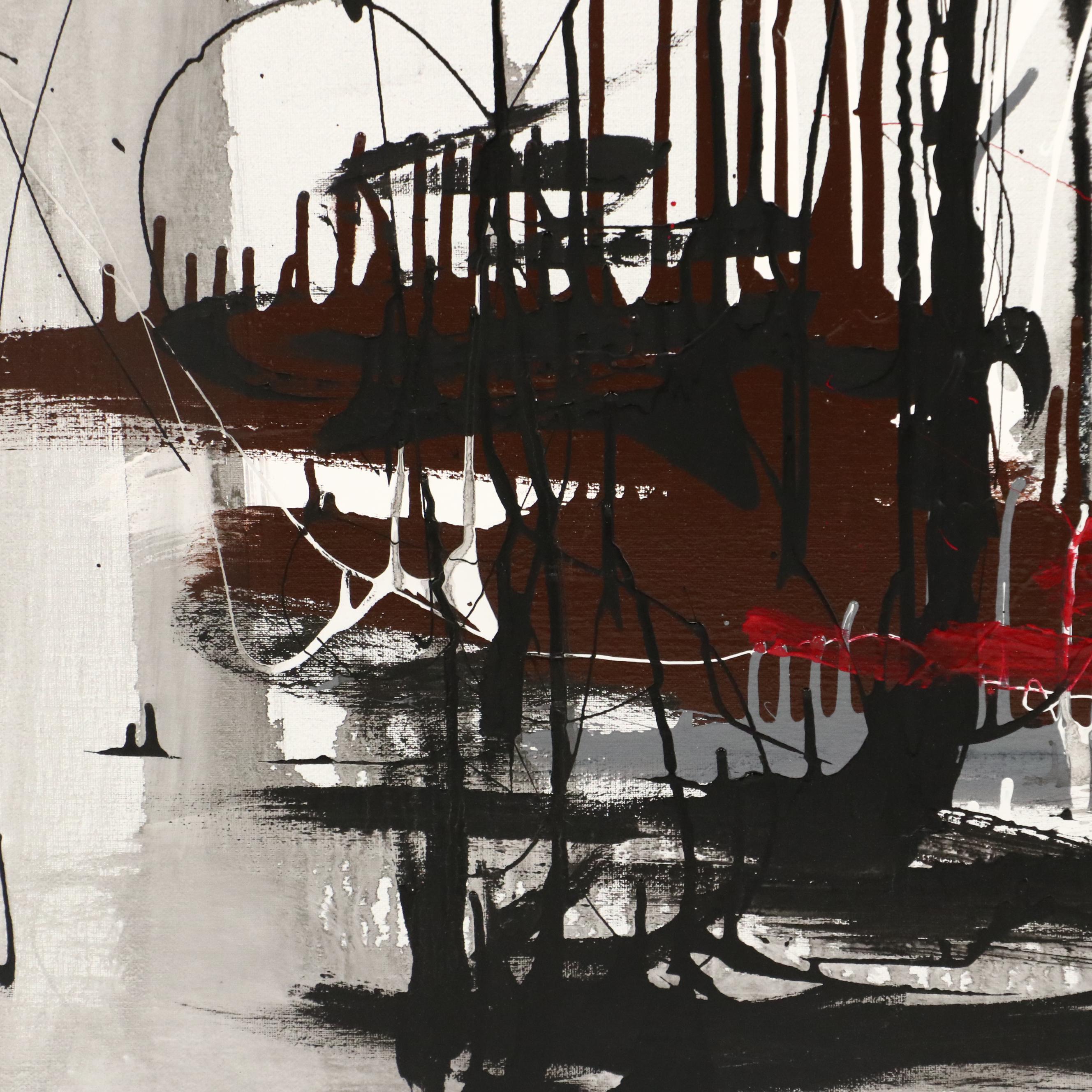 David Applegate Large-Scale Abstract Acrylic Painting