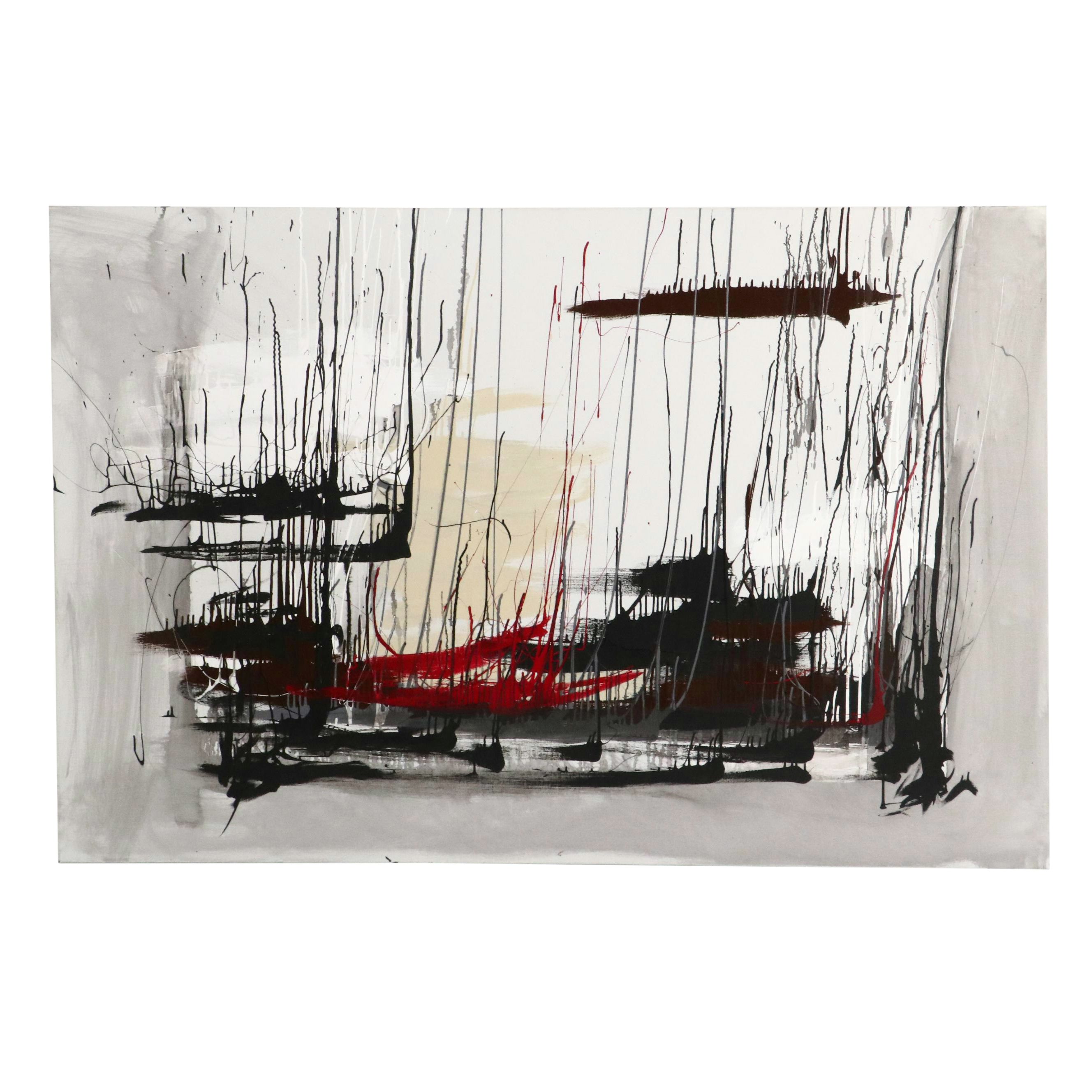 David Applegate Large-Scale Abstract Acrylic Painting