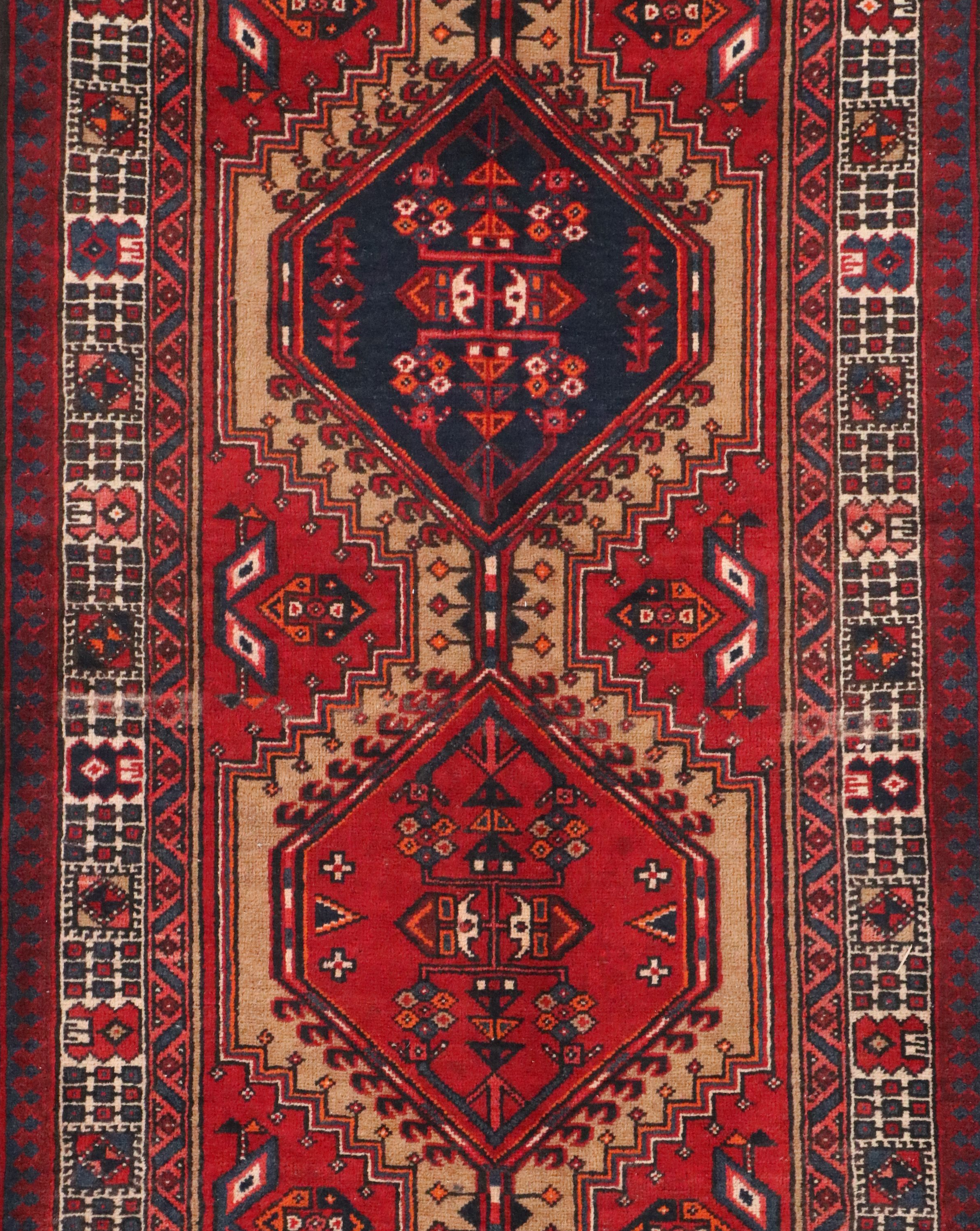3'3 x 10'5 Hand-Knotted Persian Sarab Long Rug