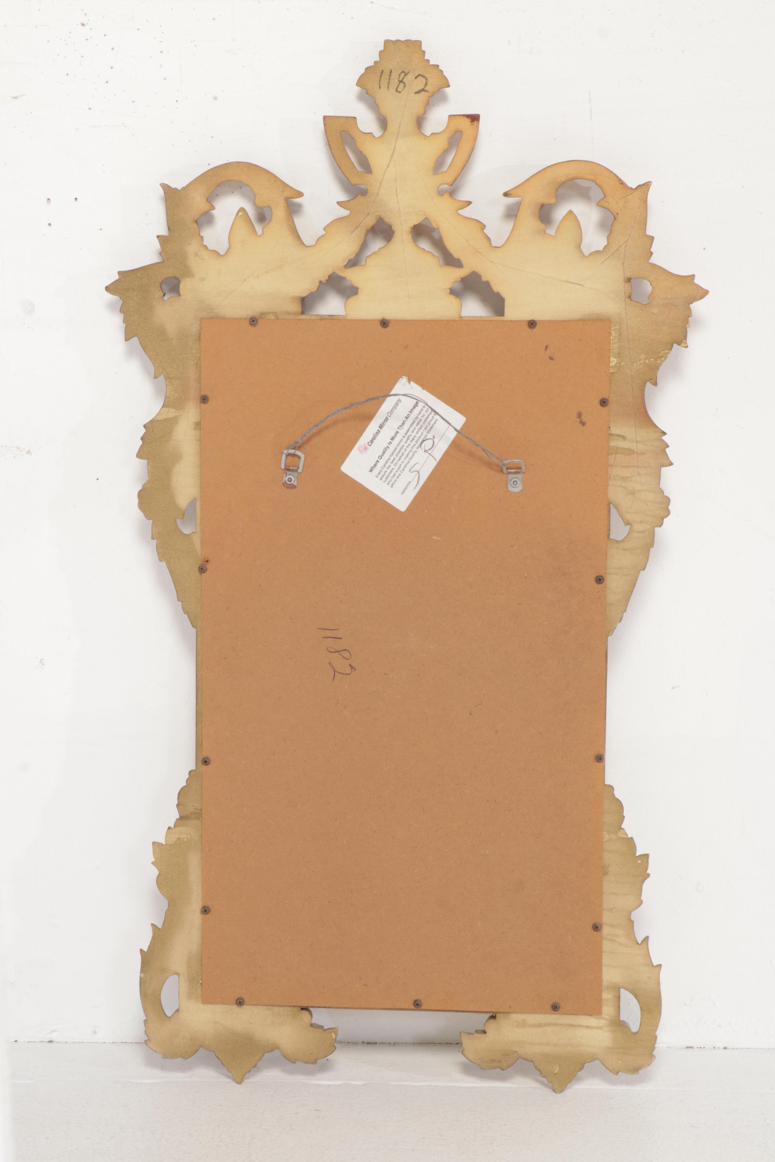 Carolina Mirror Co. Adams Style Giltwood Wall Mirror