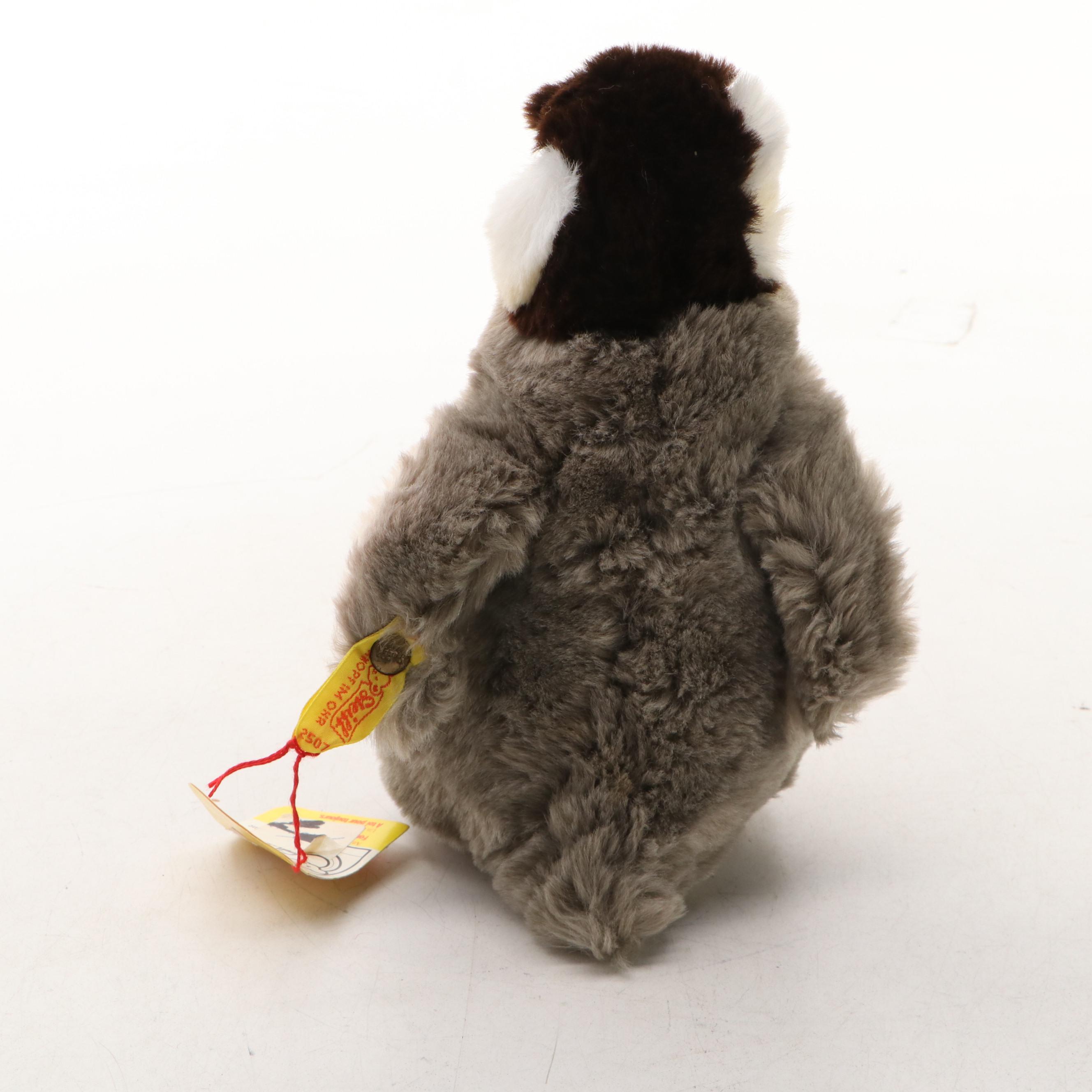 Steiff "Manni" and "Penguin" Stuffed Animals