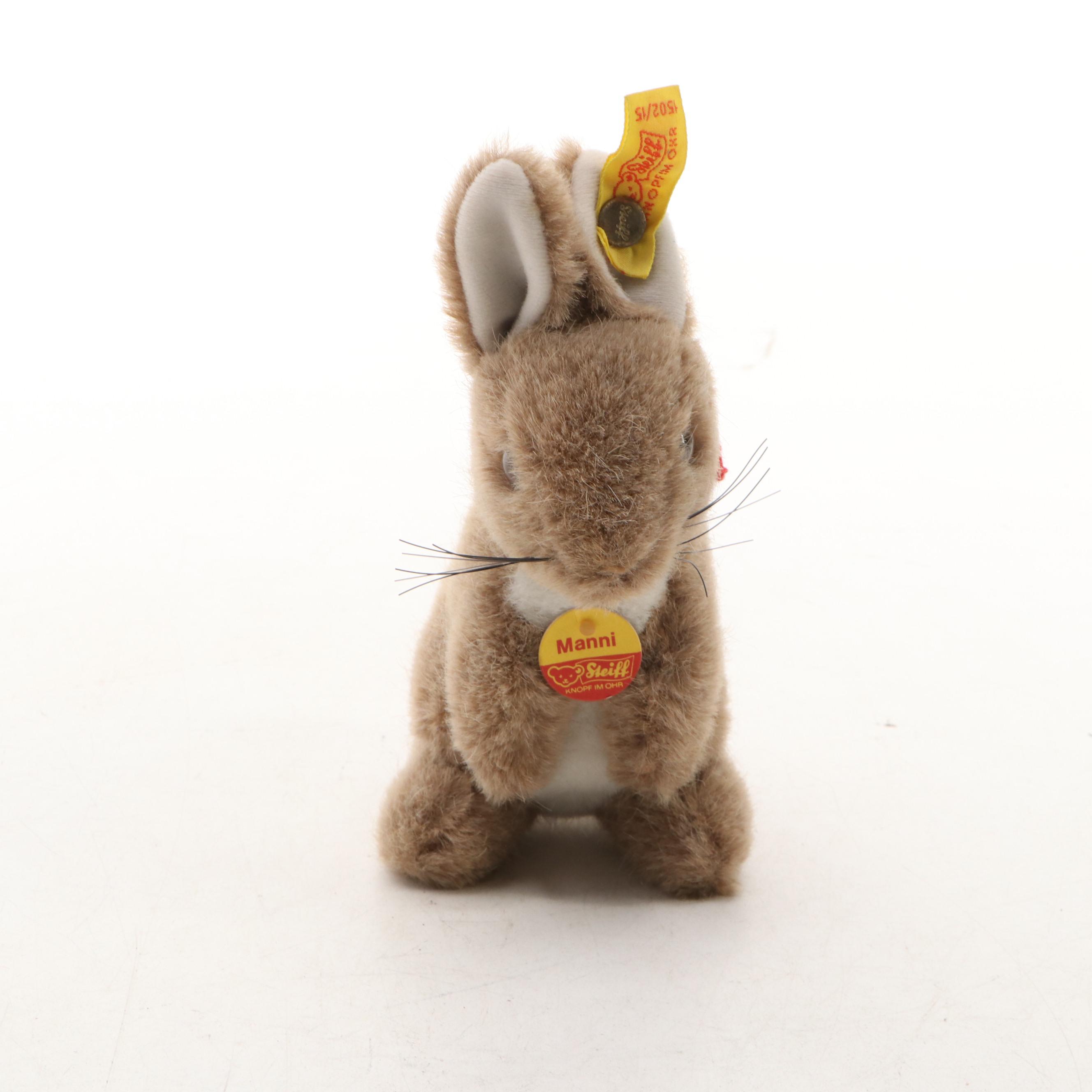 Steiff "Manni" and "Penguin" Stuffed Animals