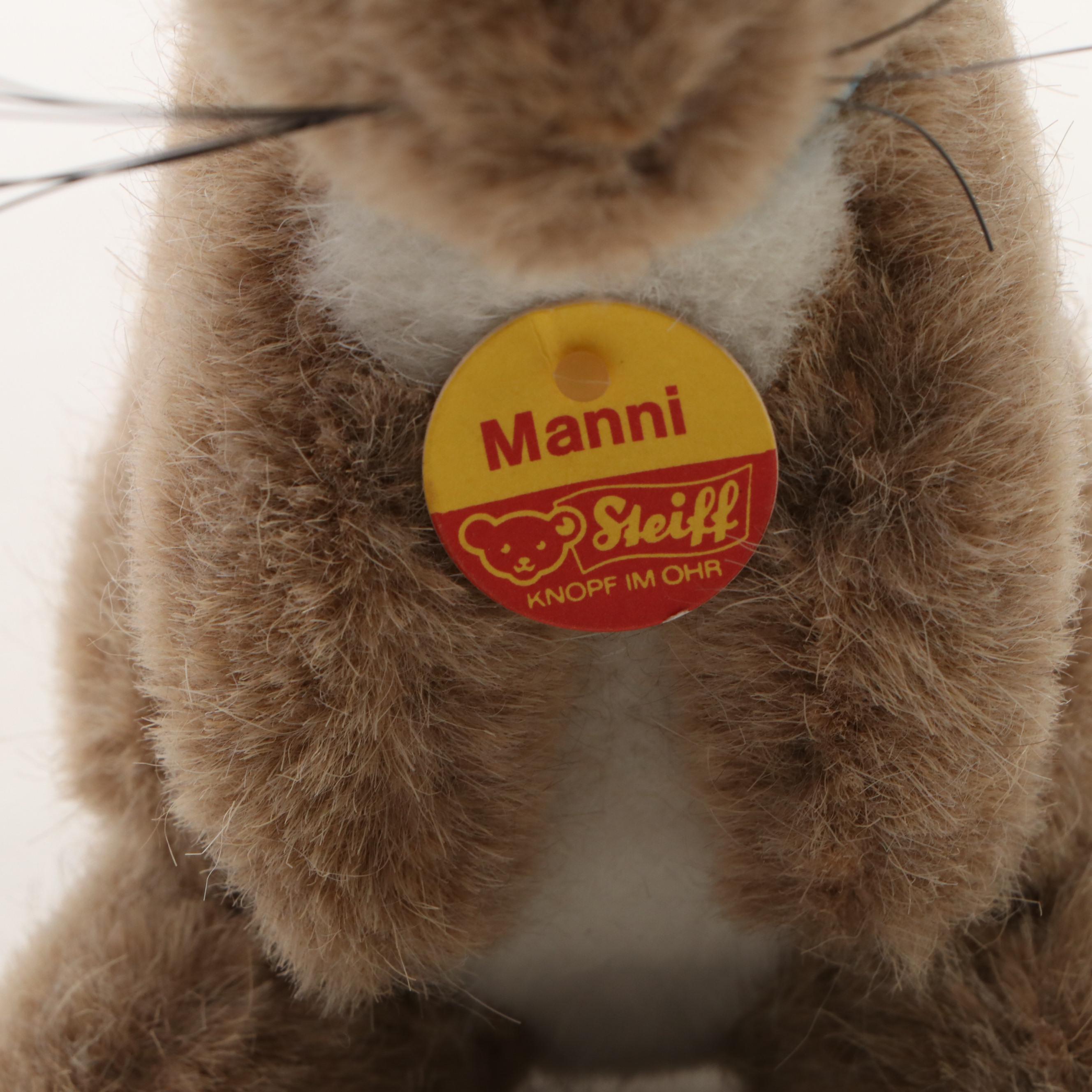 Steiff "Manni" and "Penguin" Stuffed Animals