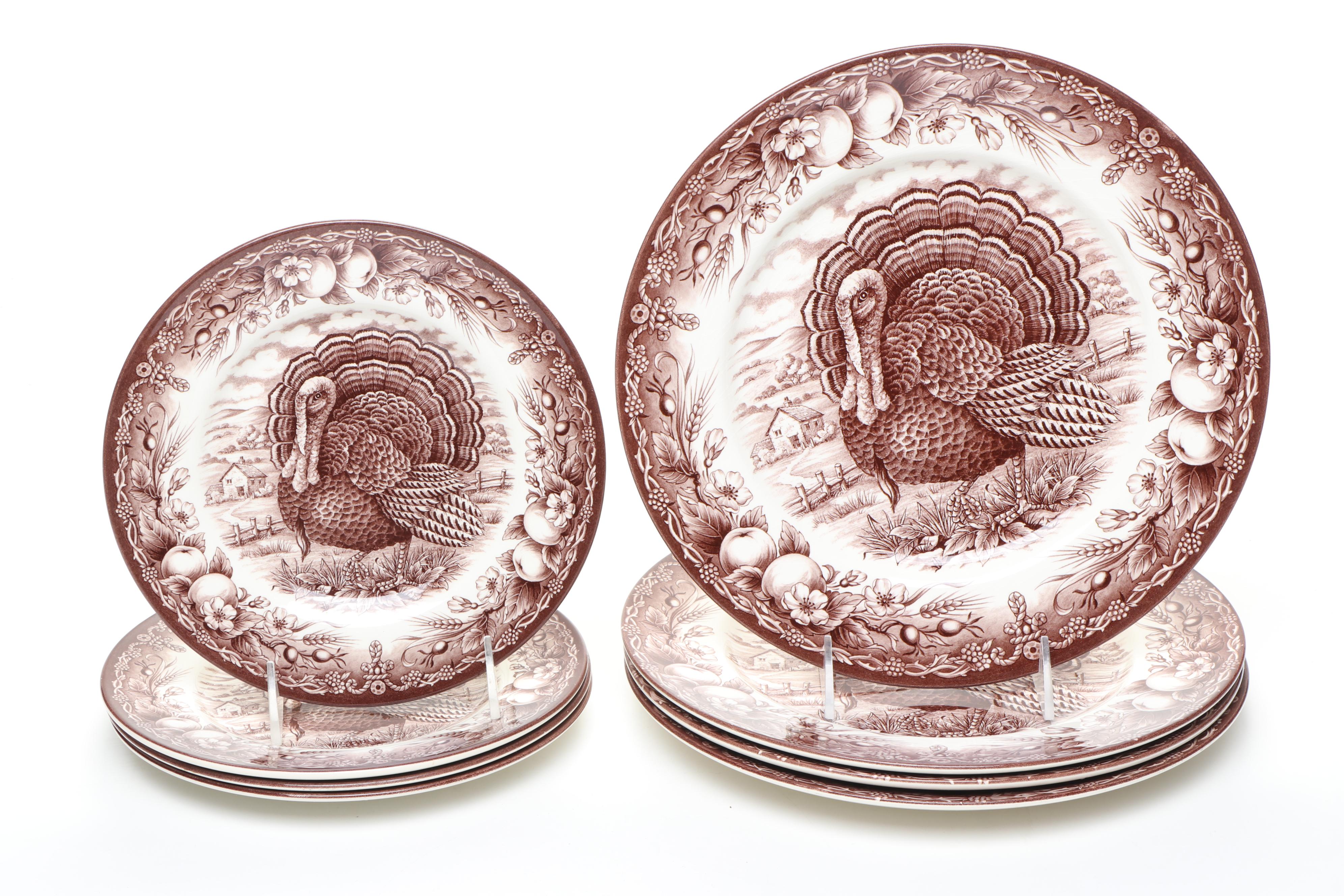 Royal Stafford "Royal Thanksgiving Brown" Ceramic Dinnerware