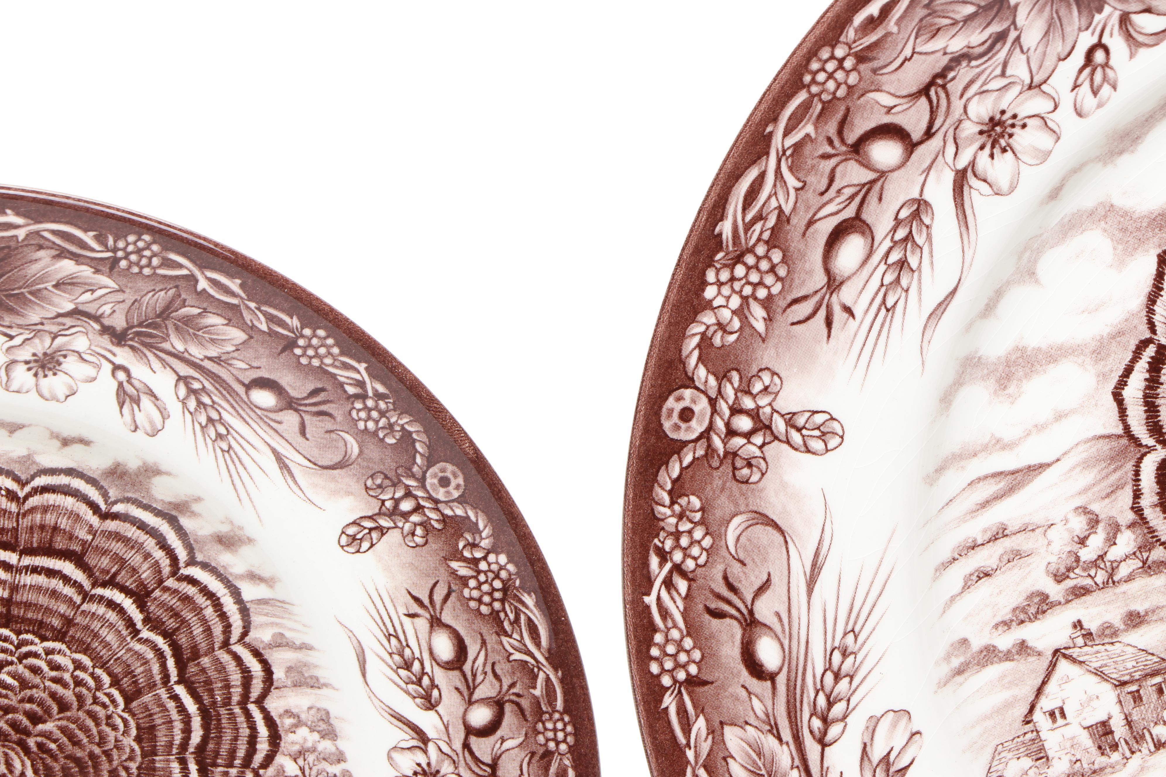 Royal Stafford "Royal Thanksgiving Brown" Ceramic Dinnerware