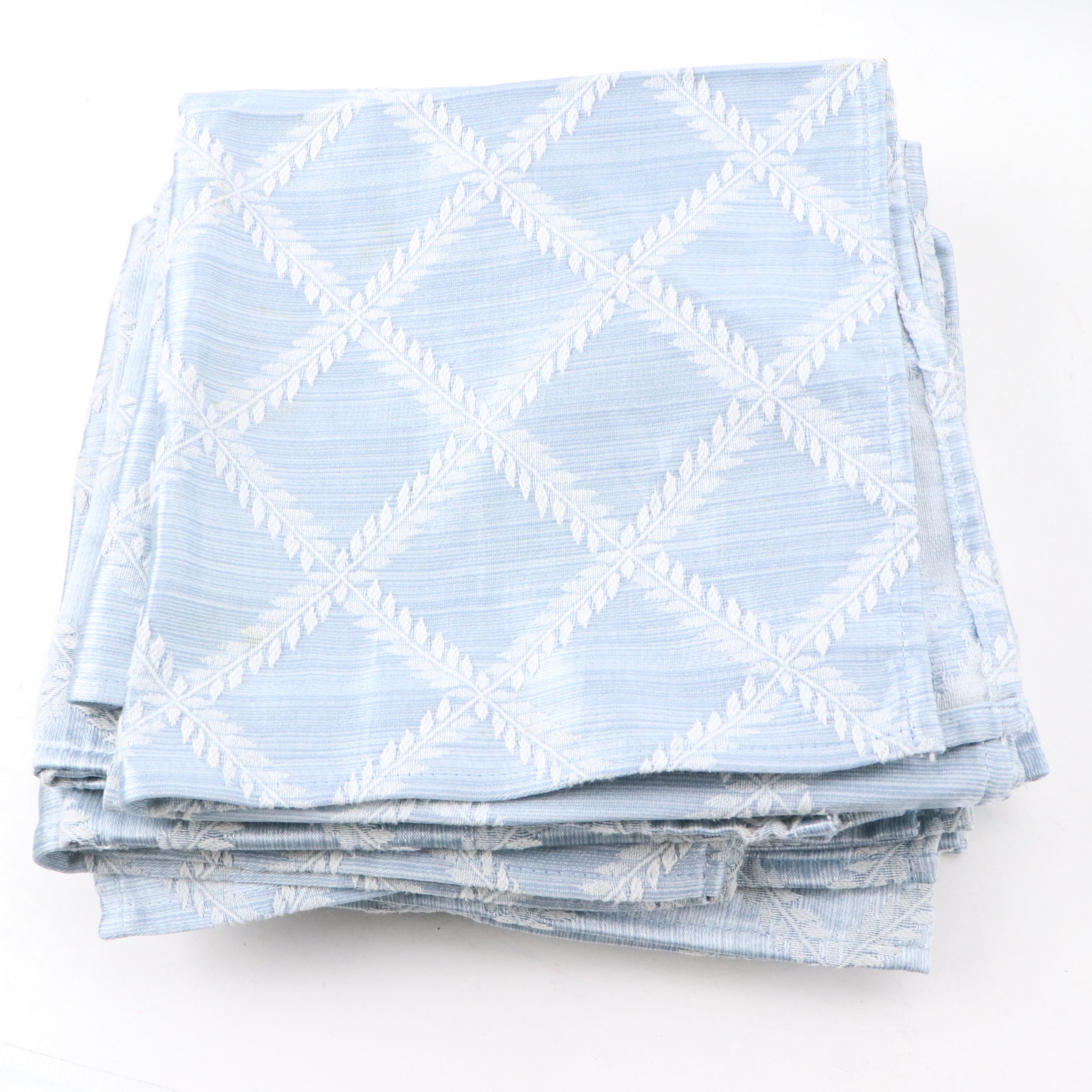 Reed & Barton 1824 Collection "Yearling" Napkin Rings and Lenox Napkins