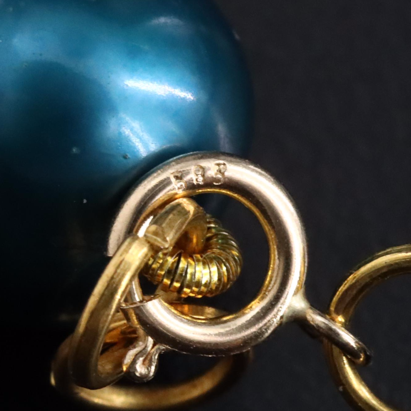 9.00 – 10.00 MM Cultured Pearl Necklace with 14K Clasp