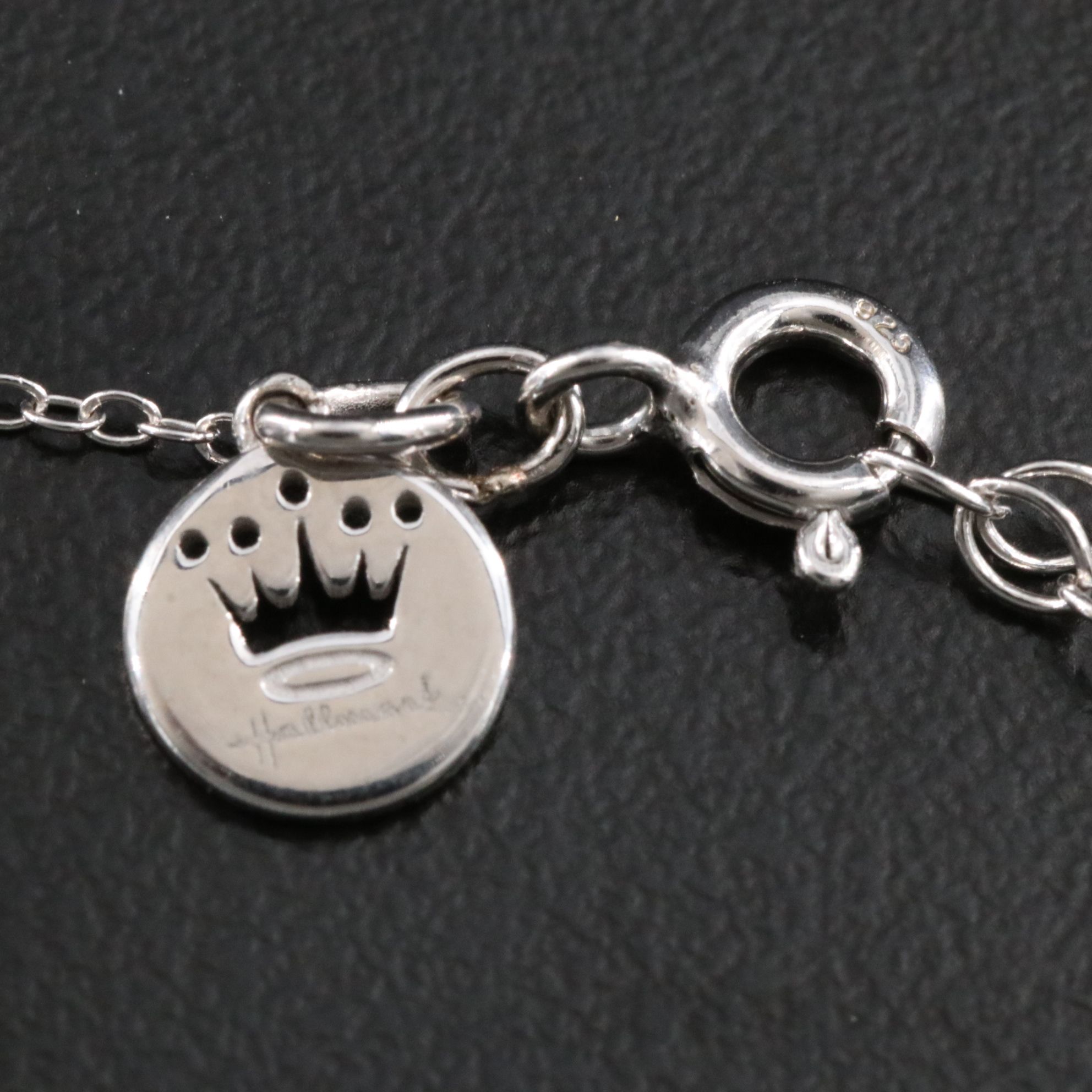 Hallmark Sterling Diamond Paw Print Necklace