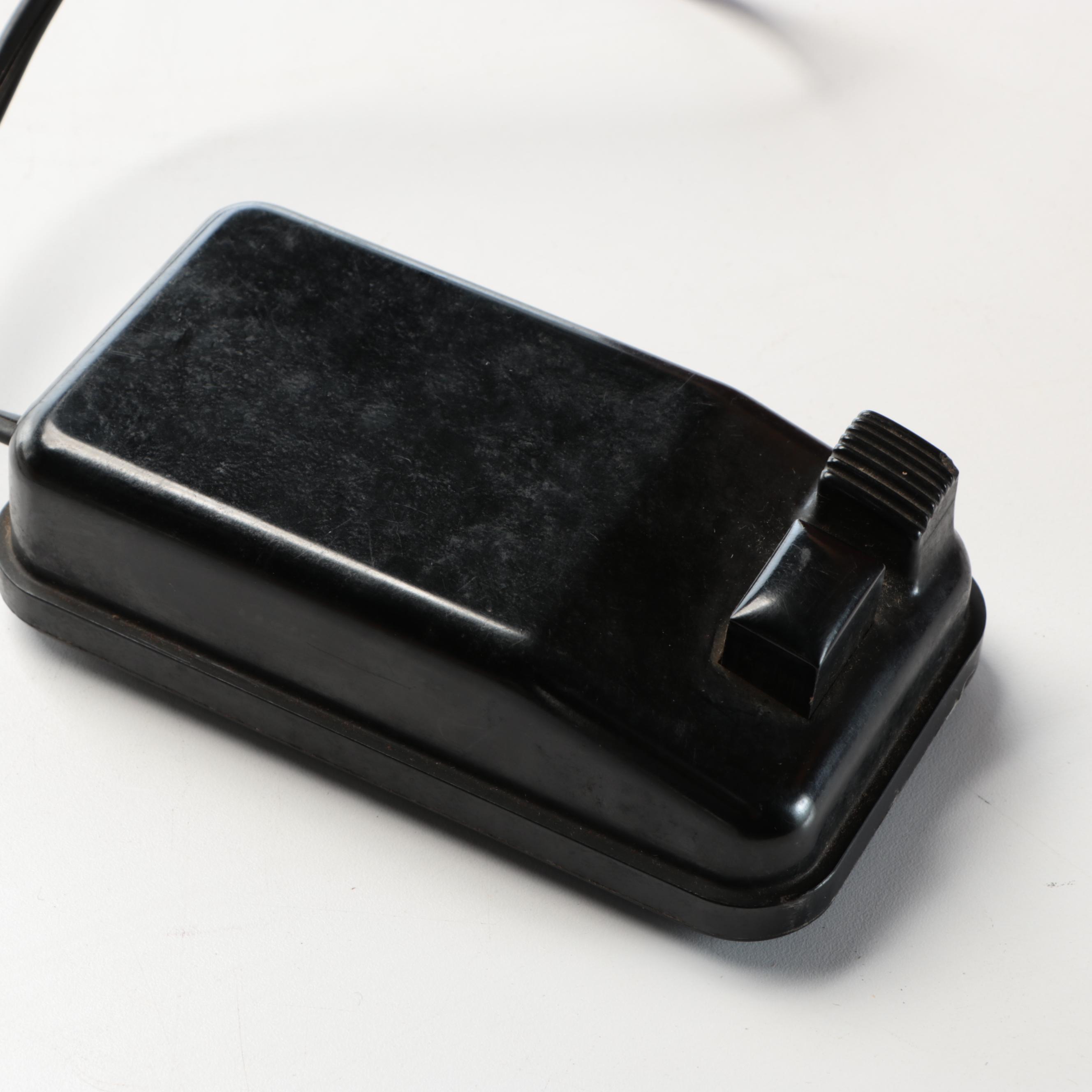 Singer Electric Sewing Machine with More Sewing Supplies, Early 20th Century