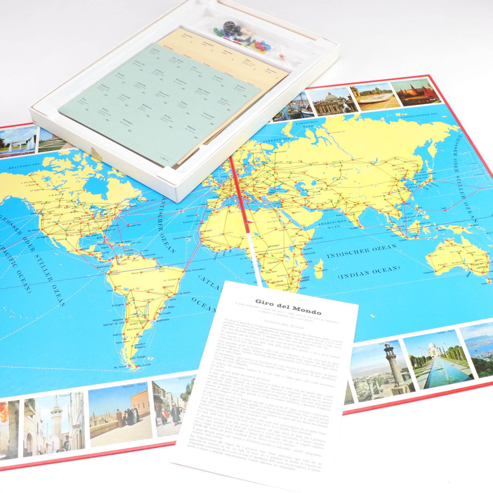 "Kristall" and "Around the World" with More West German Board Games