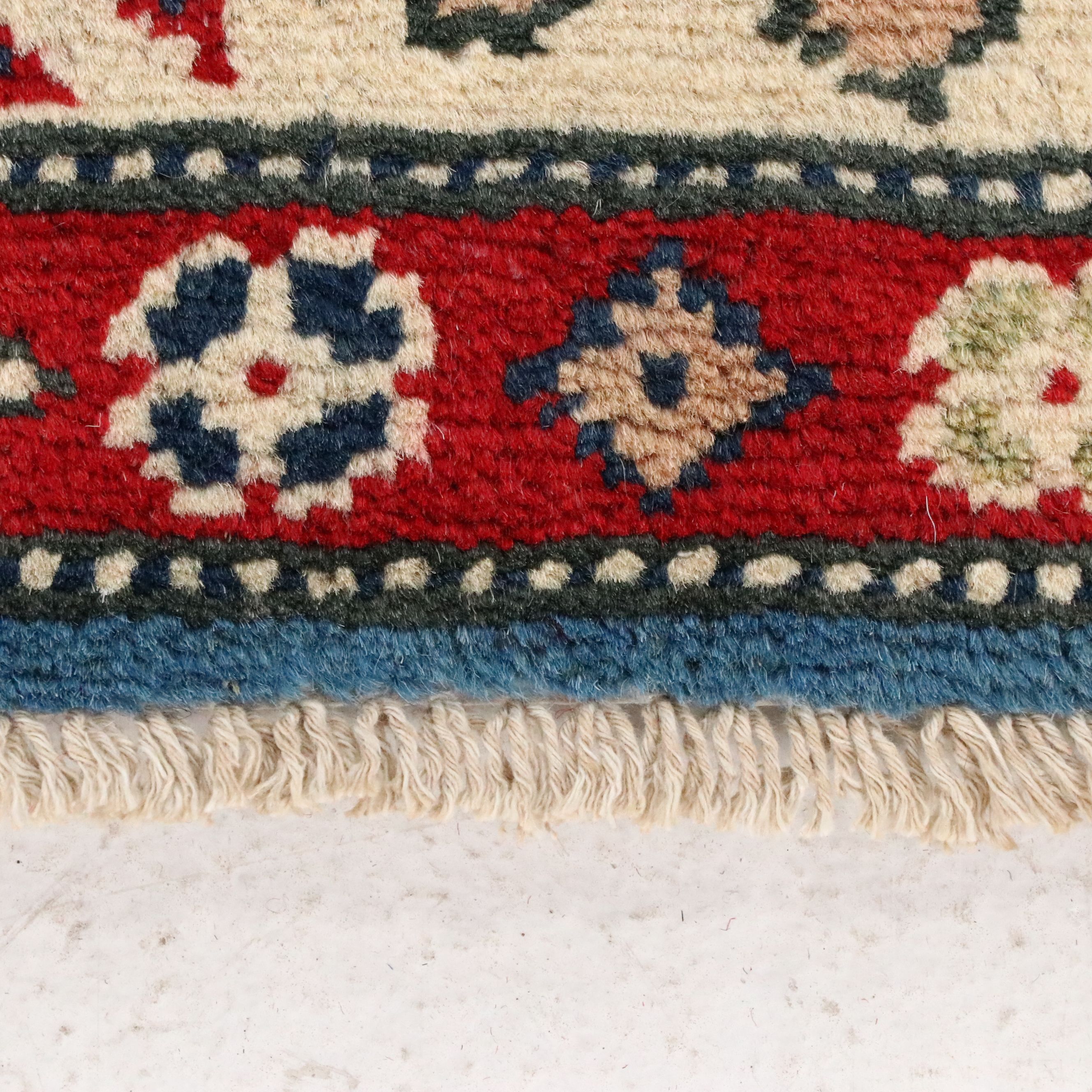 5' x 6'5 Hand-Knotted Pakistani Kazak Area Rug