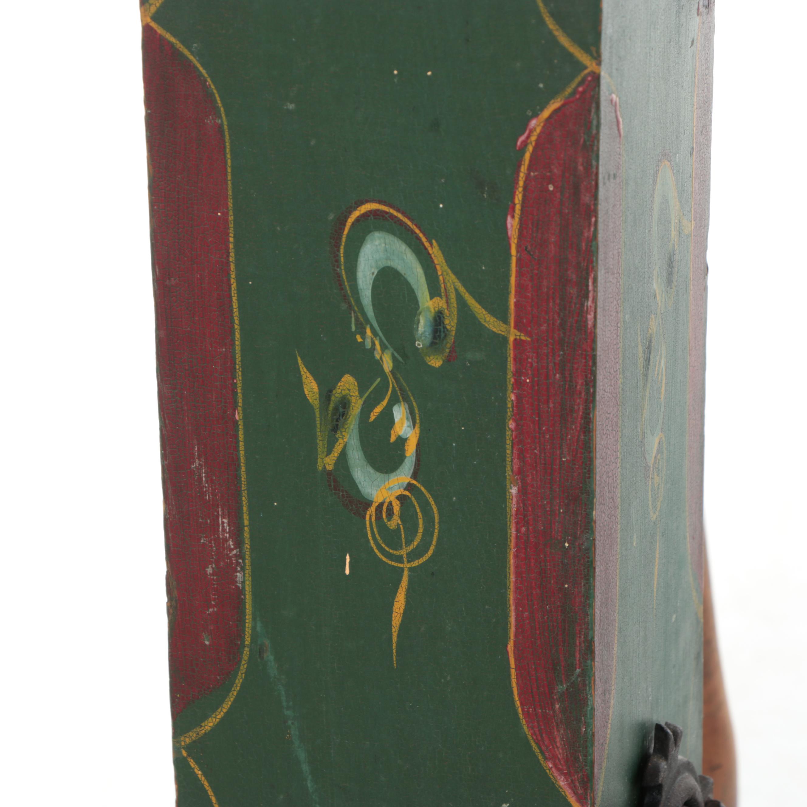 Iowa Pump Co. Painted Wood Decorative Water Pump