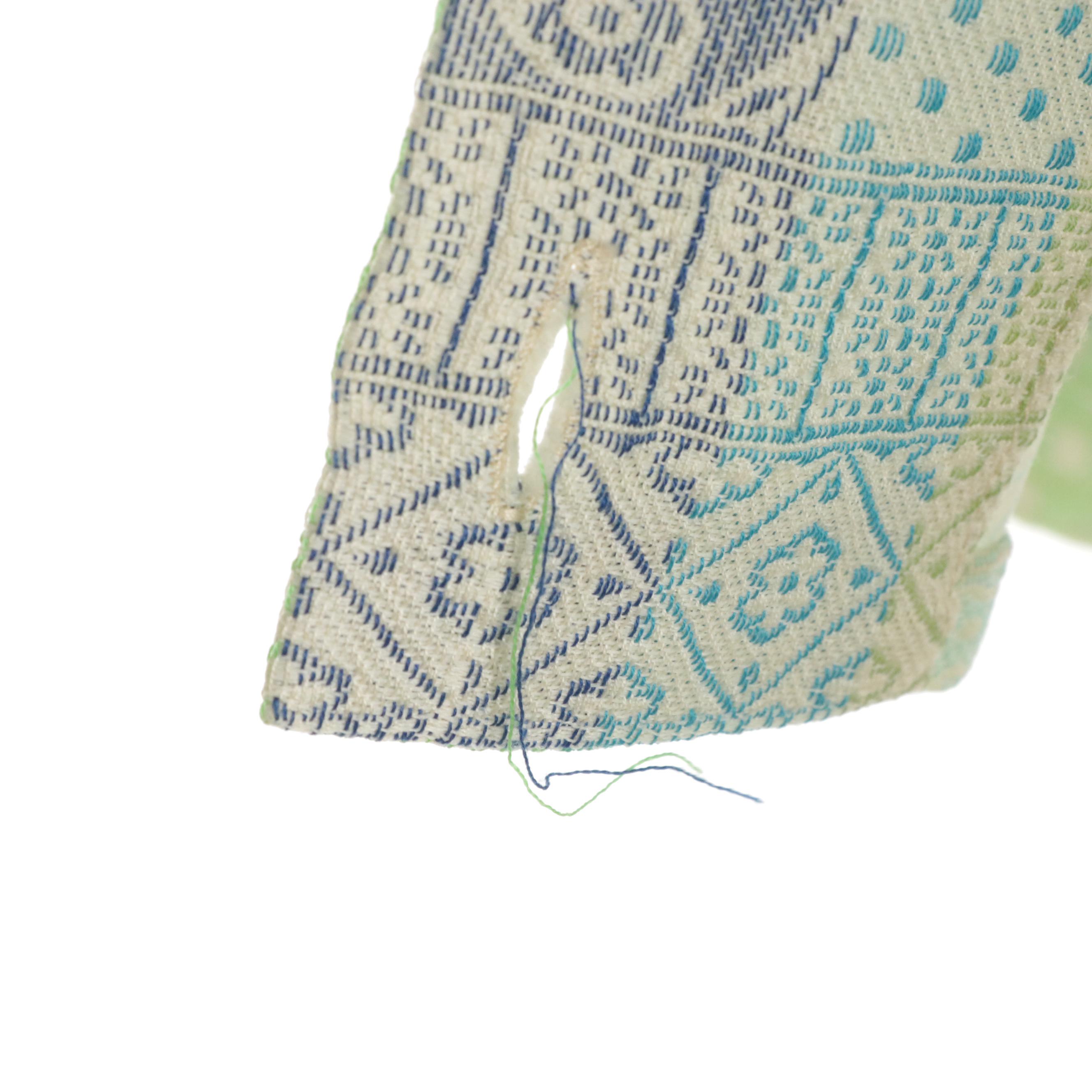 Lanvin Boutique Multicolored Pattern Button-Front Jacket, 1970's