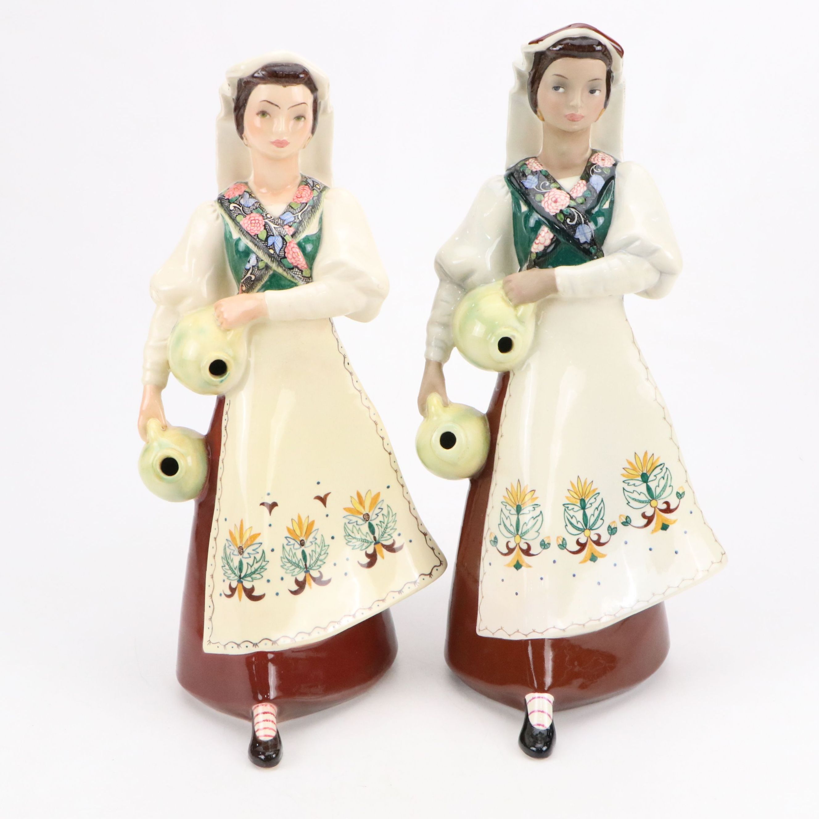 Bigi Torino Ceramic Italian Women, Mid-20th Century
