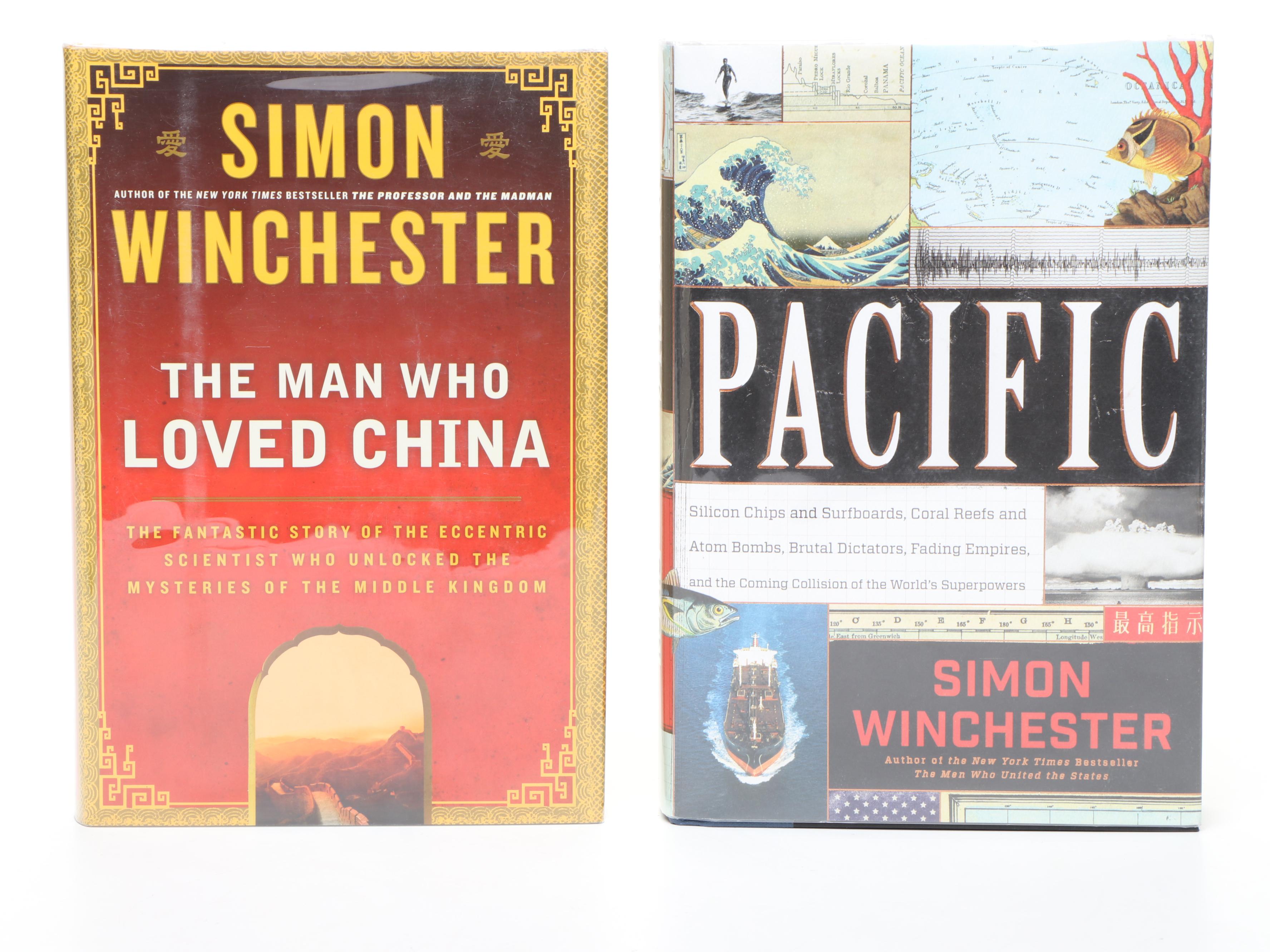 Signed First Edition "The Man Who Loved China" and More by Simon Winchester