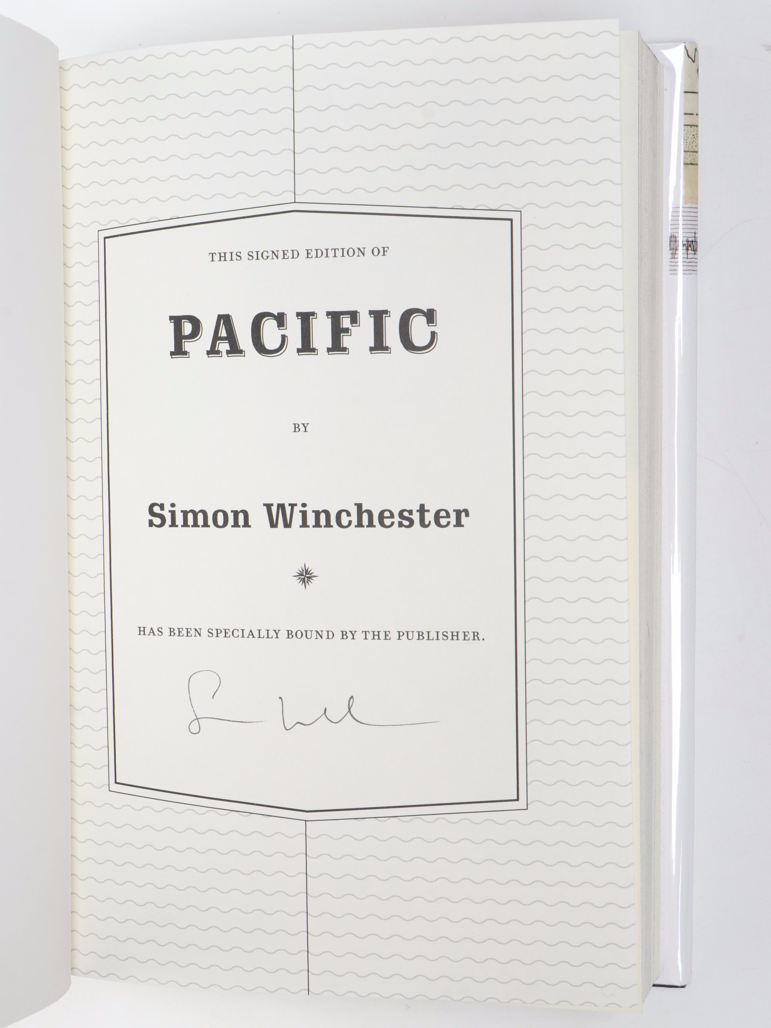Signed First Edition "The Man Who Loved China" and More by Simon Winchester