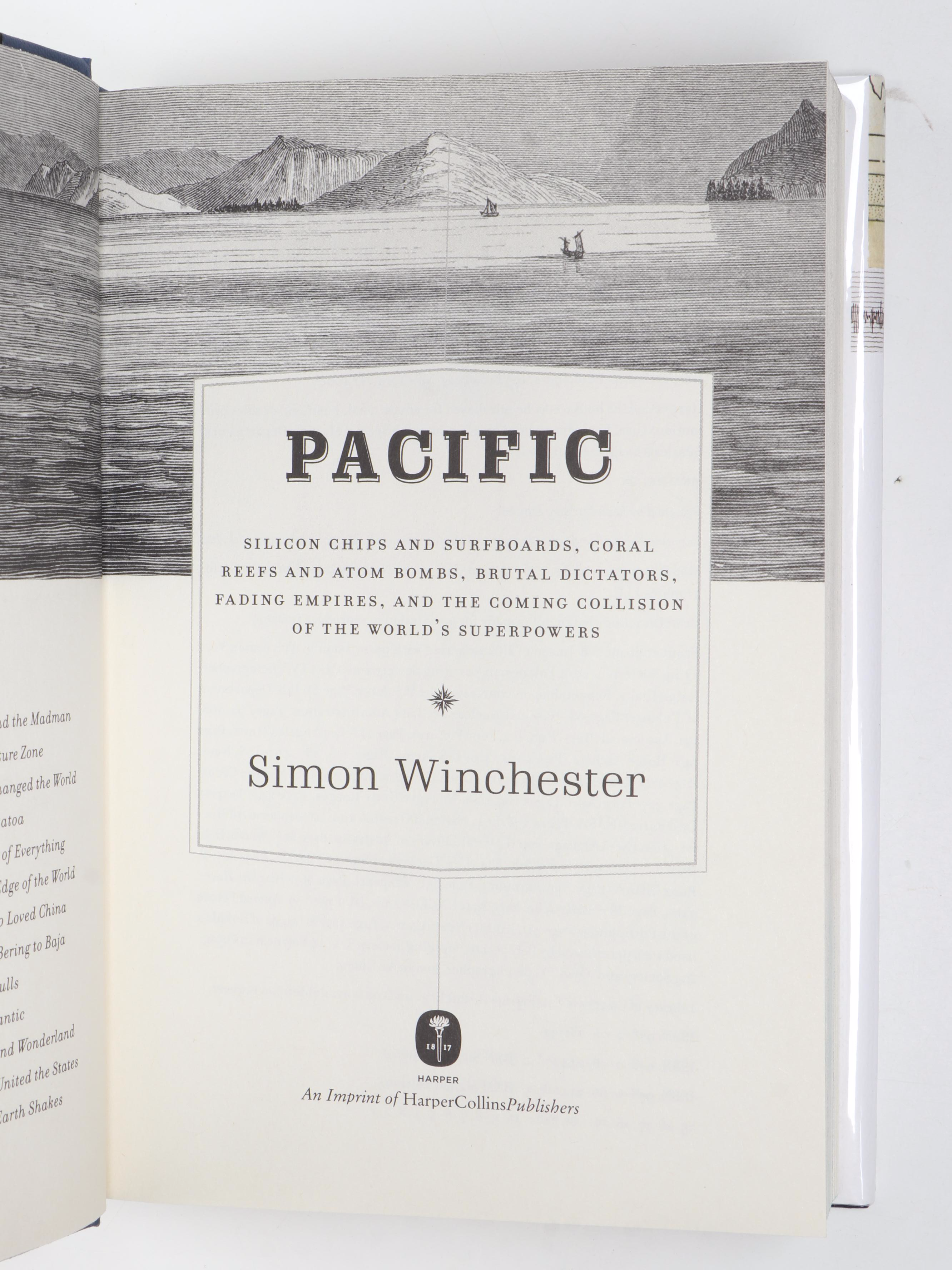 Signed First Edition "The Man Who Loved China" and More by Simon Winchester