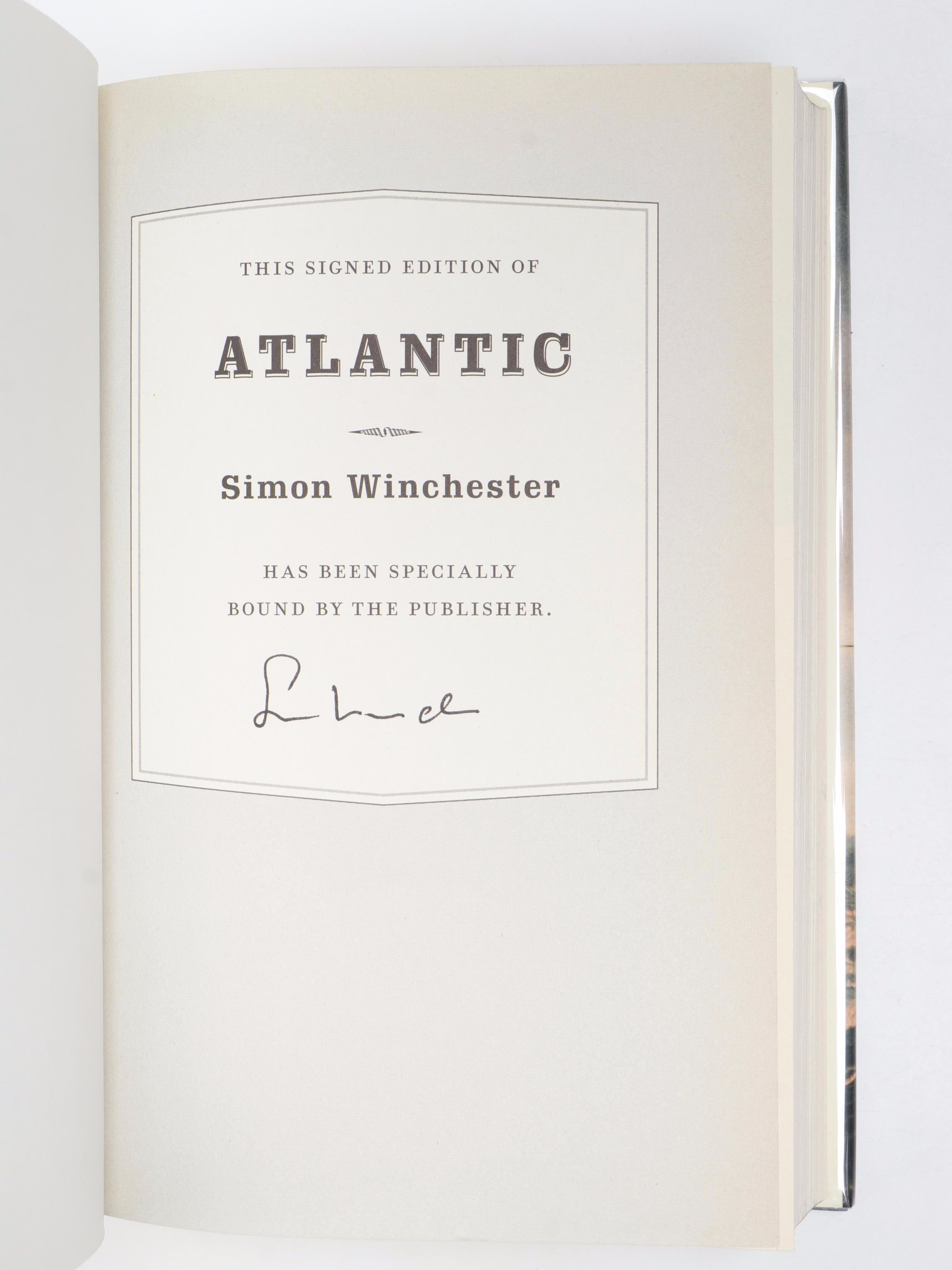 Signed First Edition "The Man Who Loved China" and More by Simon Winchester